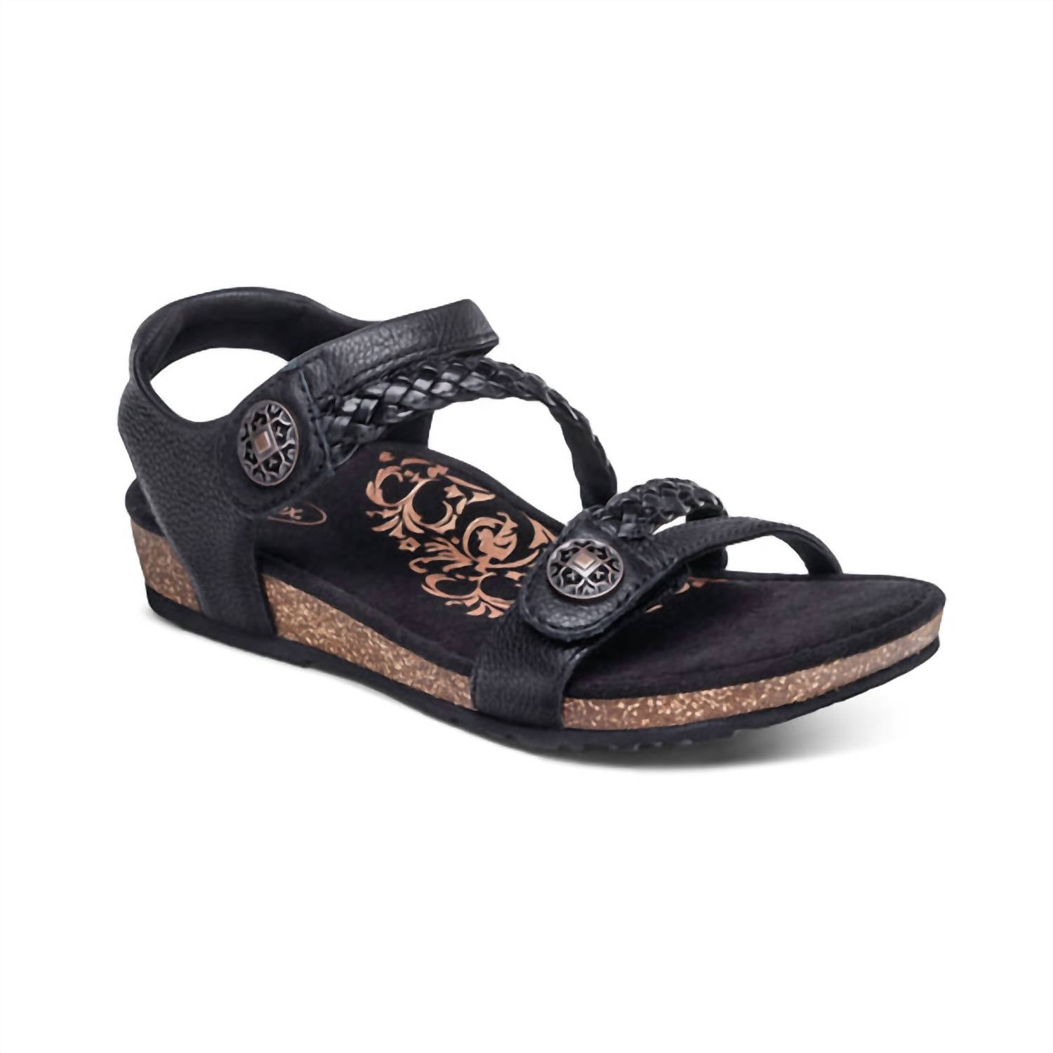 01ce5298-4ba6-4291-a5a1-b7a2161a34c4-upscale_15k-1500x1500-70 Aetrex - Women's Jillian Sandal - Image 1