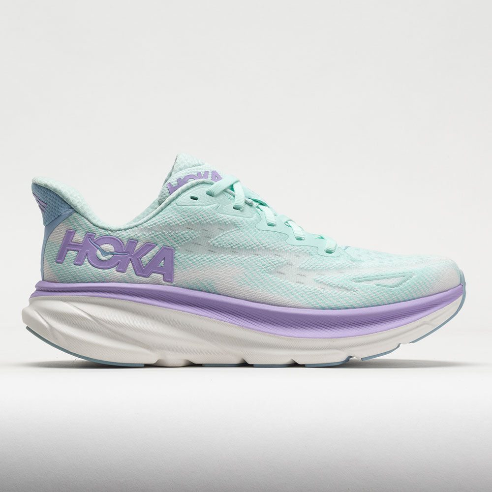 040075_3 HOKA Clifton 9 Womens Sunlit Ocean/Lilac Mist - Image 1