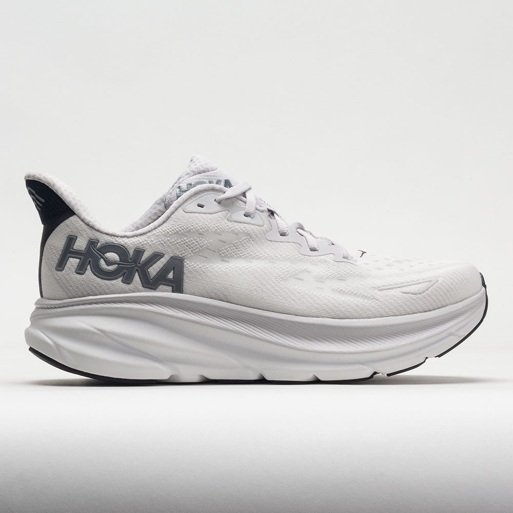 040082_3 HOKA Clifton 9 Mens Nimbus Cloud/Steel Wool - Image 1