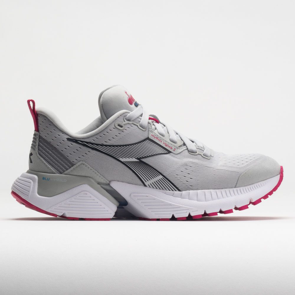 040266_3 Diadora Mythos Blushield Vigore 2 Womens Silver DD/Black/Rubine Red - Image 1