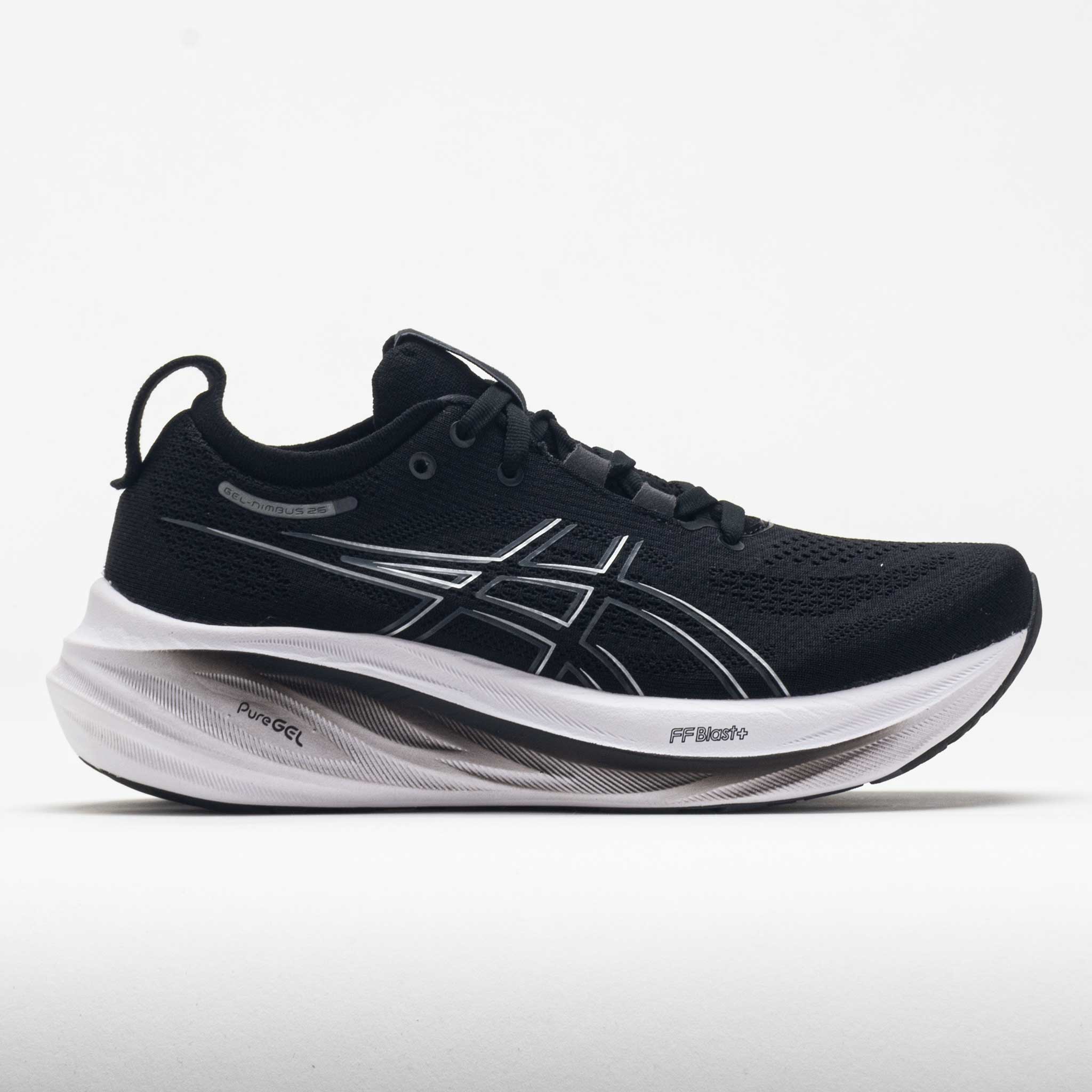 040788_3 ASICS GEL-Nimbus 26 Womens Black/Graphite Grey - Image 1