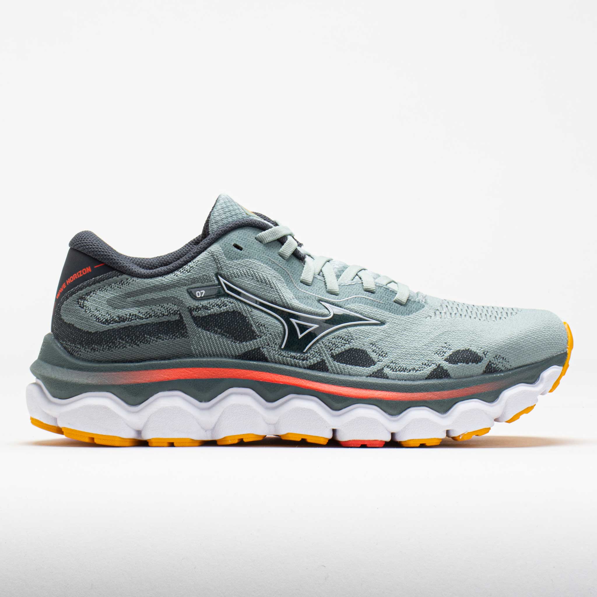 040861_3 Mizuno Wave Horizon 7 Womens Grey Mist/White - Image 1