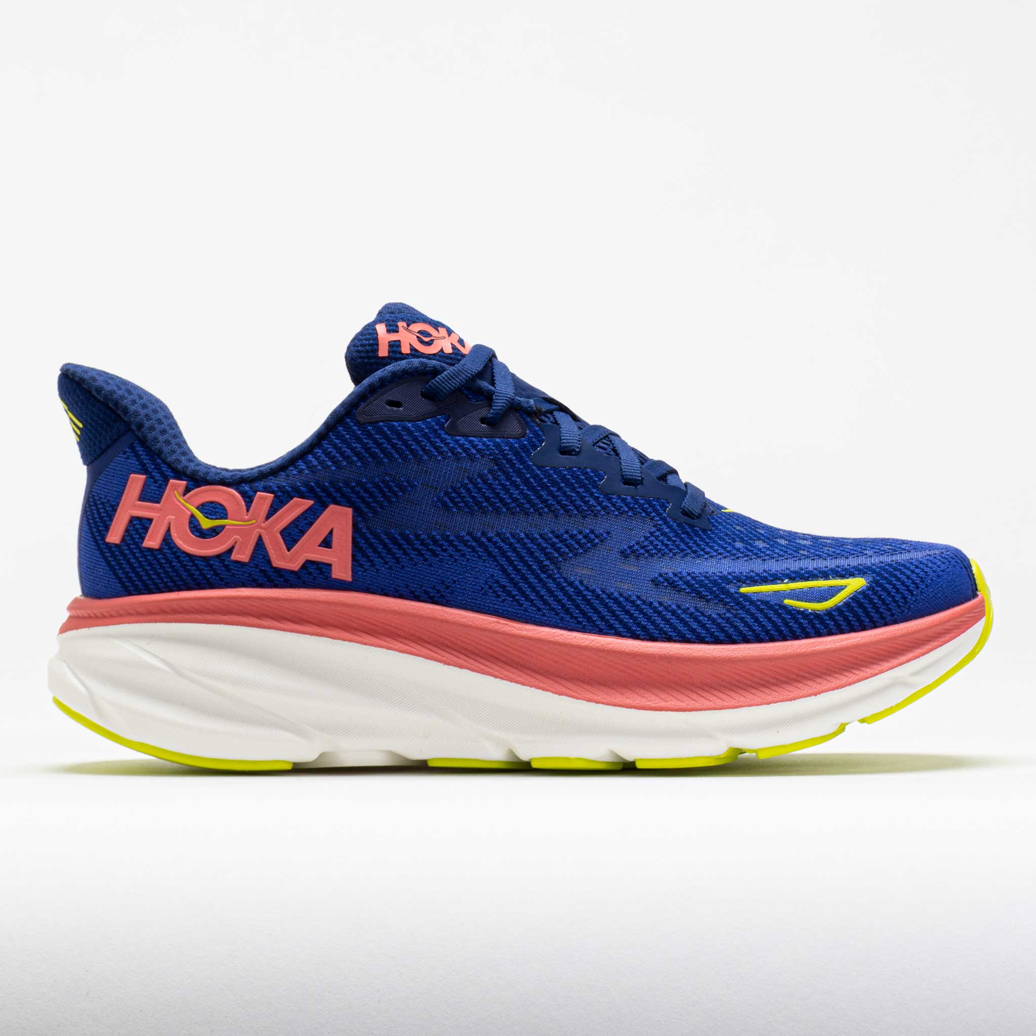 040917_3 HOKA Clifton 9 Womens Evening Sky/Coral - Image 1