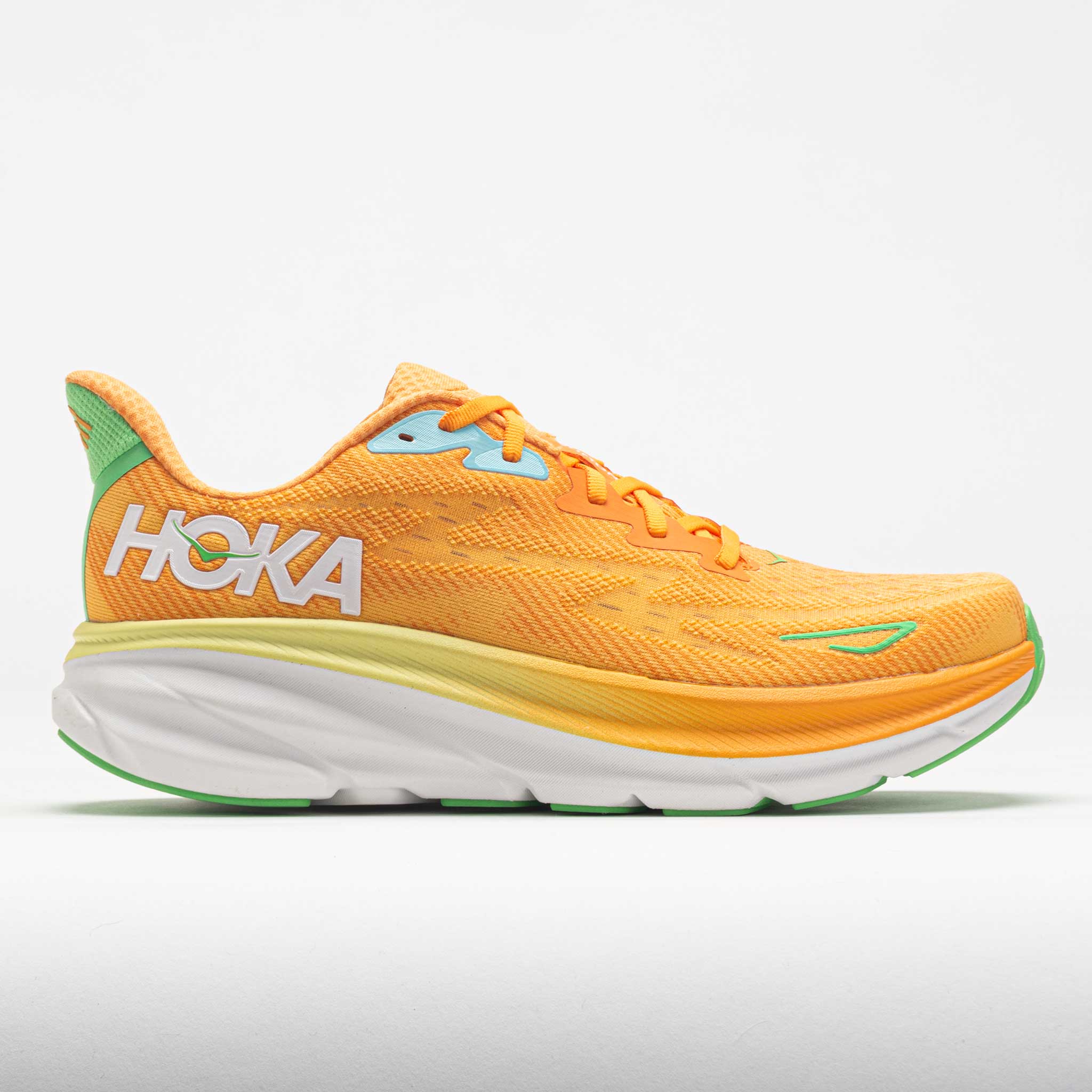 040928_3 HOKA Clifton 9 Mens Solar Flare/Sherbet - Image 1