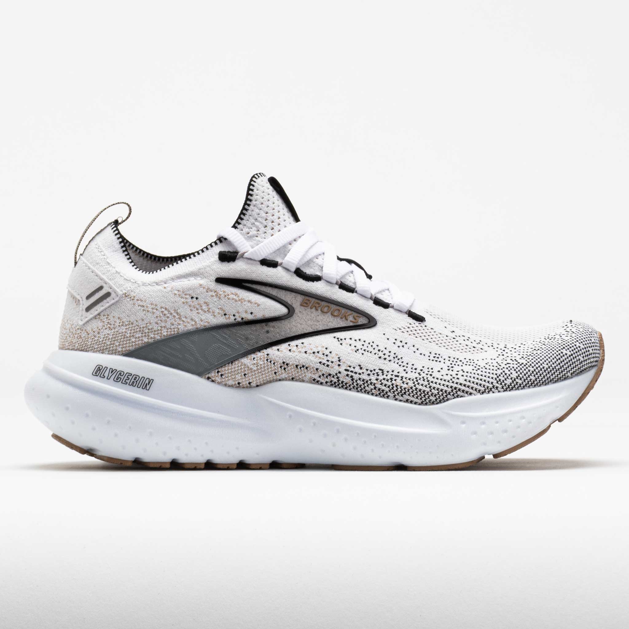 041126_3 Brooks GlycerinstealthFit 21 Womens White/Grey/Black - Image 1