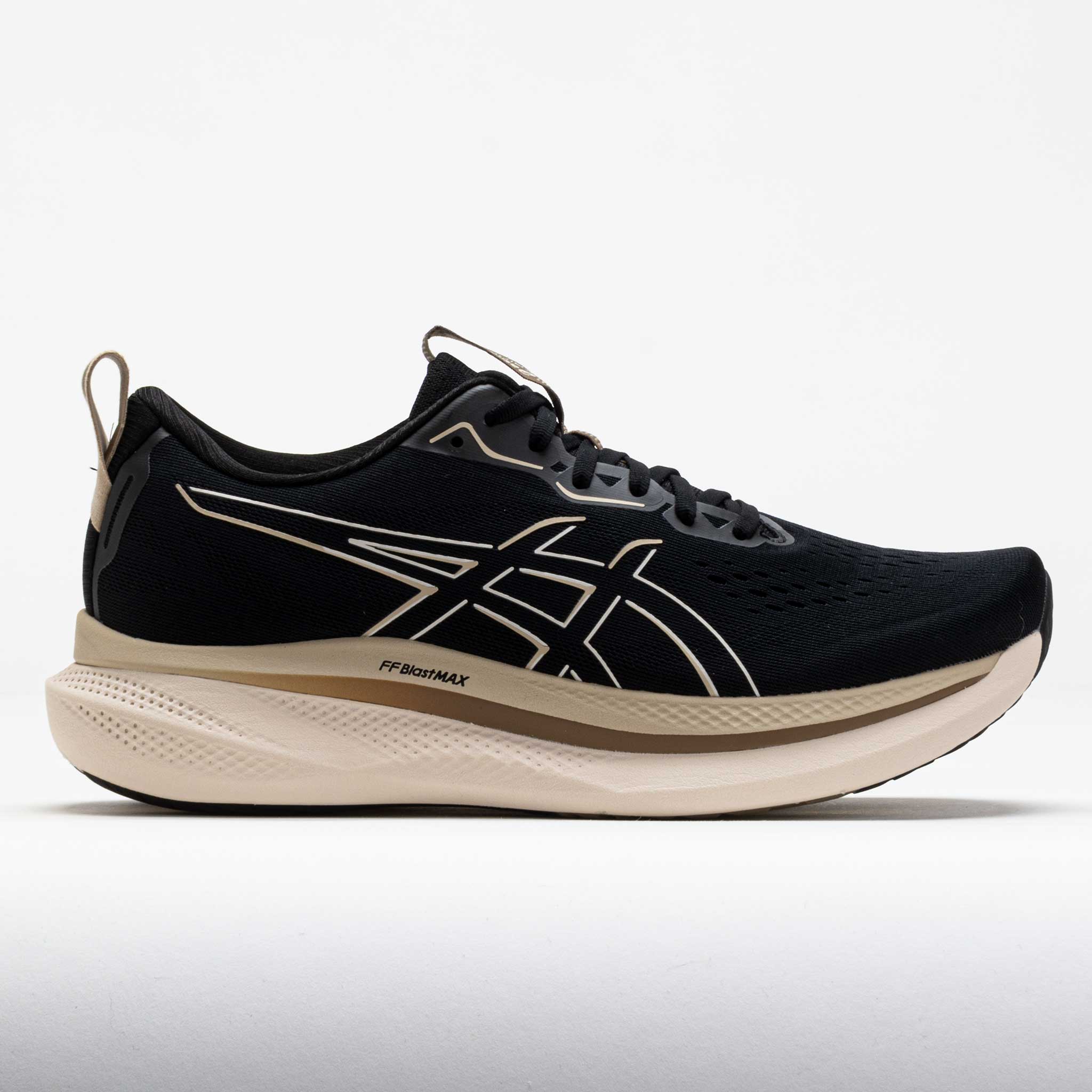 041495_3 ASICS Glideride Max Mens Black/Oatmeal - Image 1