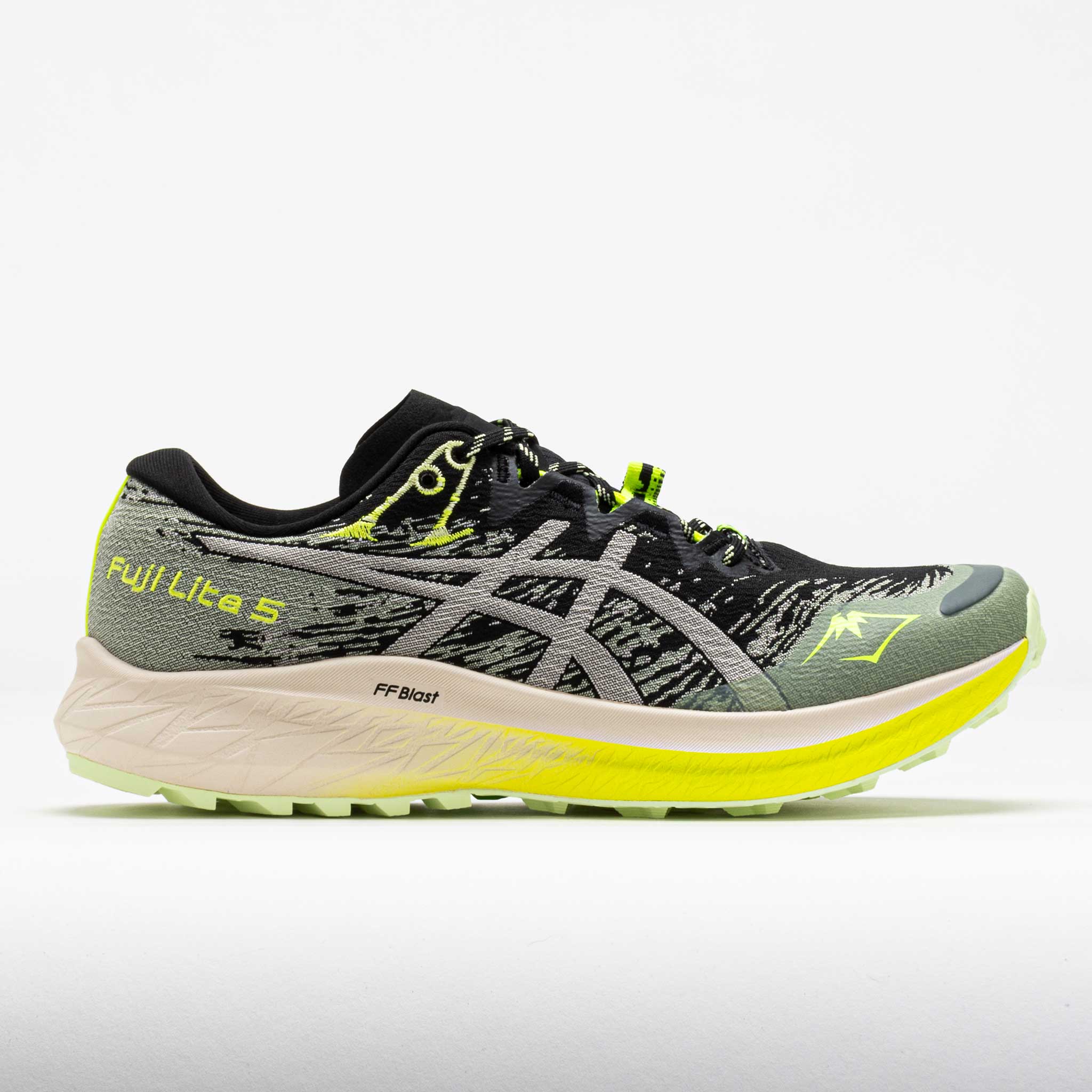 041536_3 ASICS Fuji Lite 5 Womens Black/Oatmeal - Image 1
