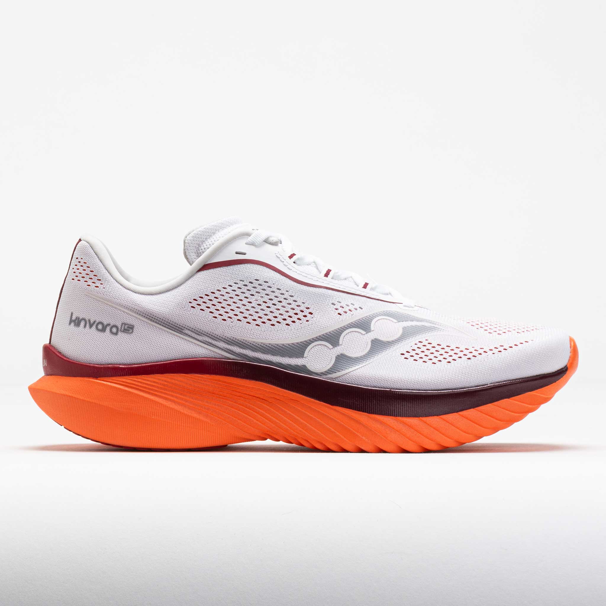 041584_3 Saucony Kinvara 15 Mens White/Pepper - Image 1