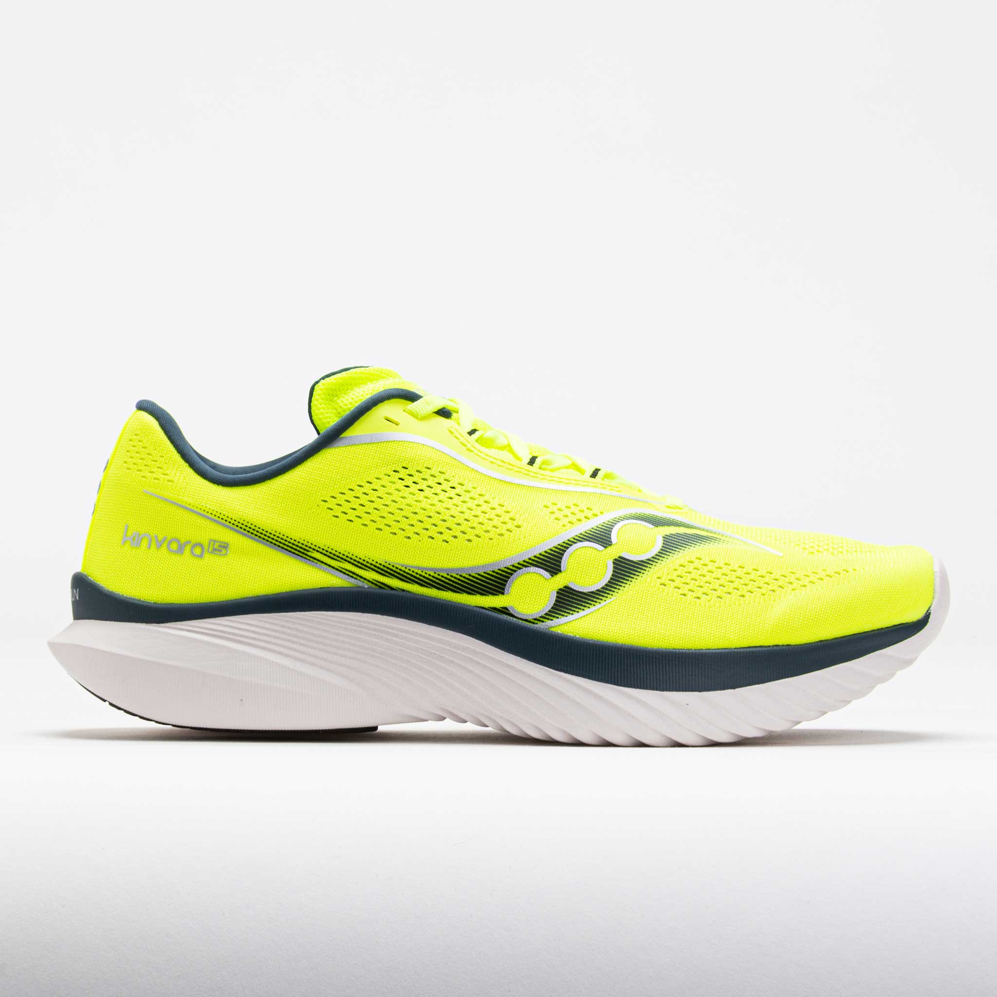 041585_3 Saucony Kinvara 15 Mens Citron/Navy - Image 1