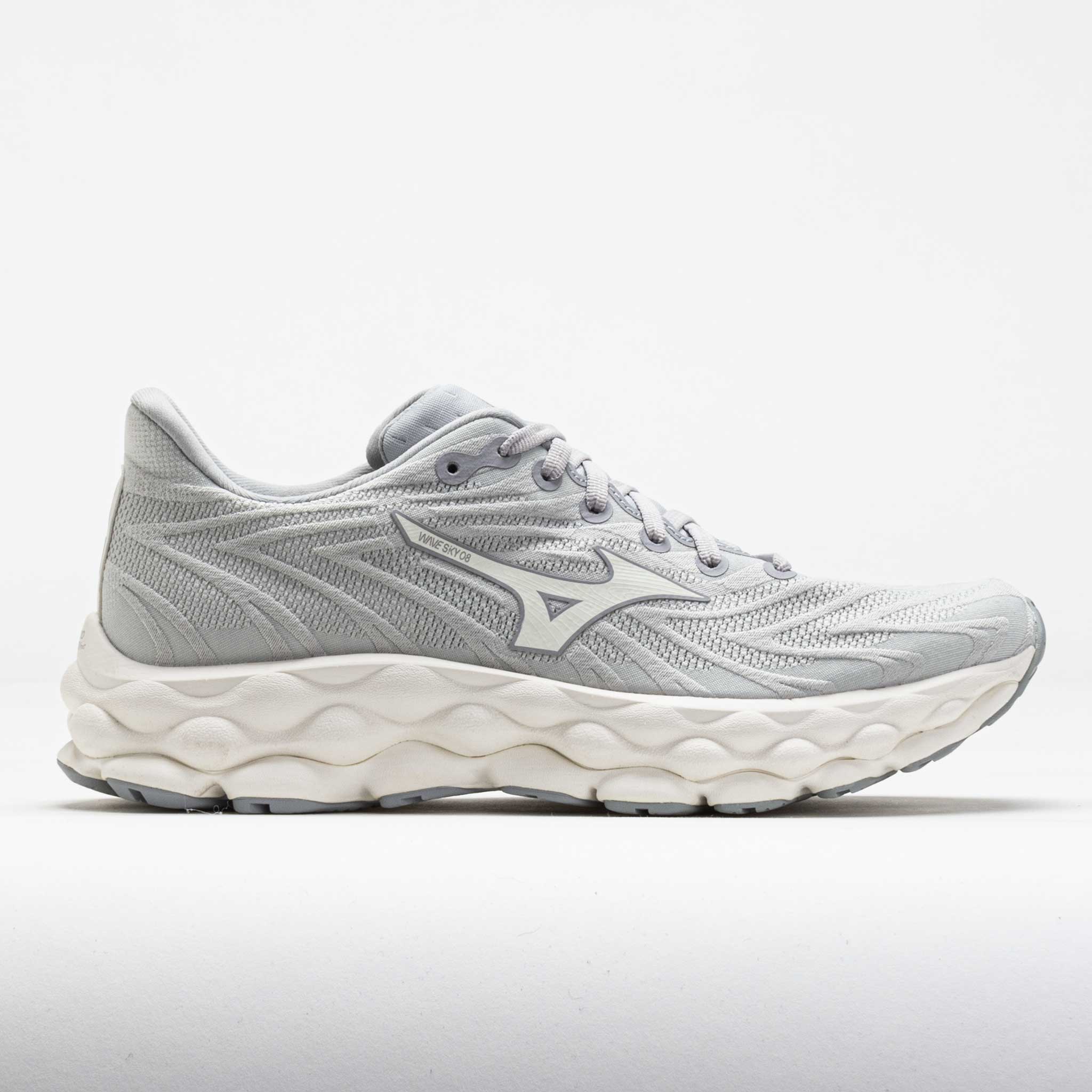 041650_3 Mizuno Wave Sky 8 Womens Harbor Mist/Snow White - Image 1