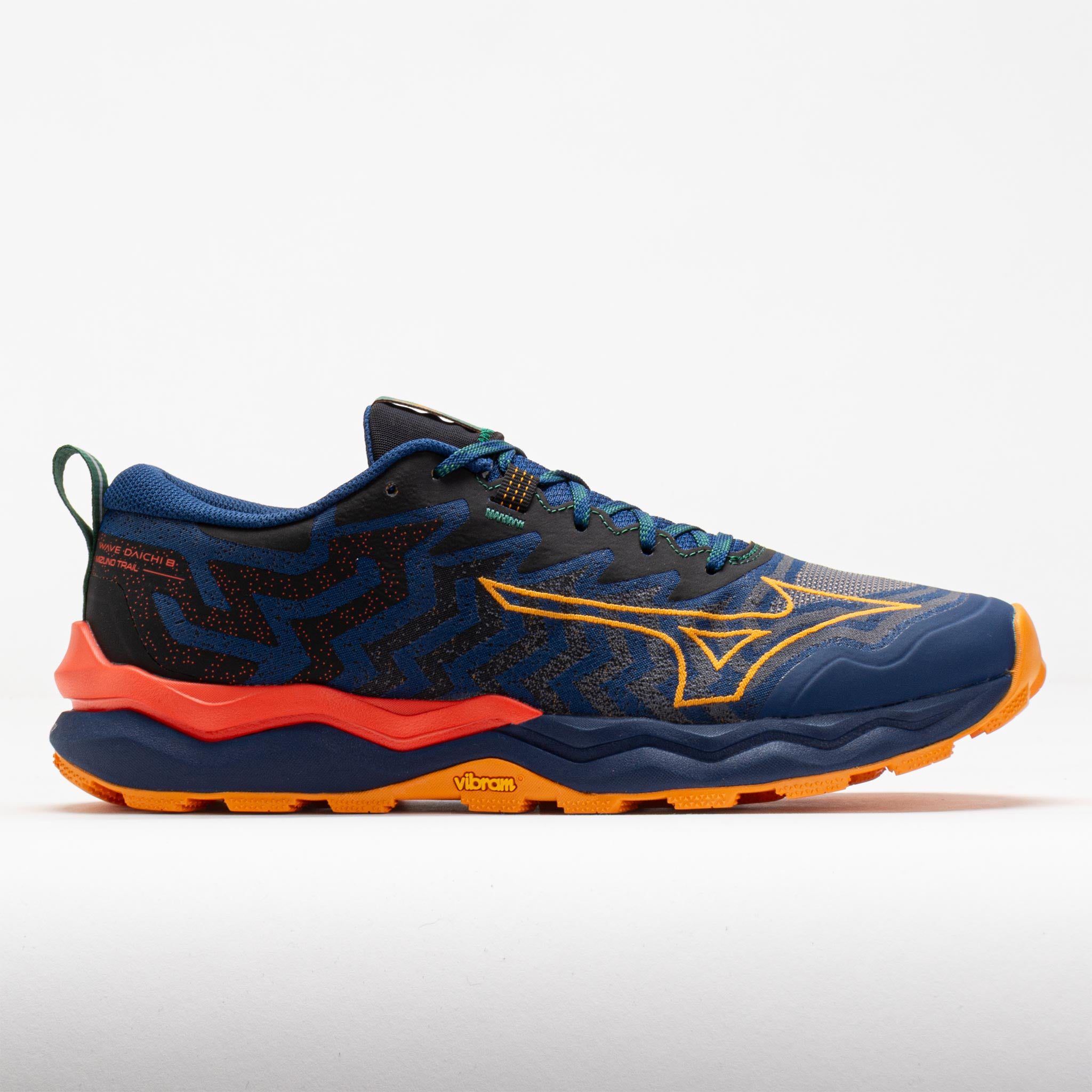 041669_3 Mizuno Wave Daichi 8 Mens Estate Blue/Apricot - Image 1