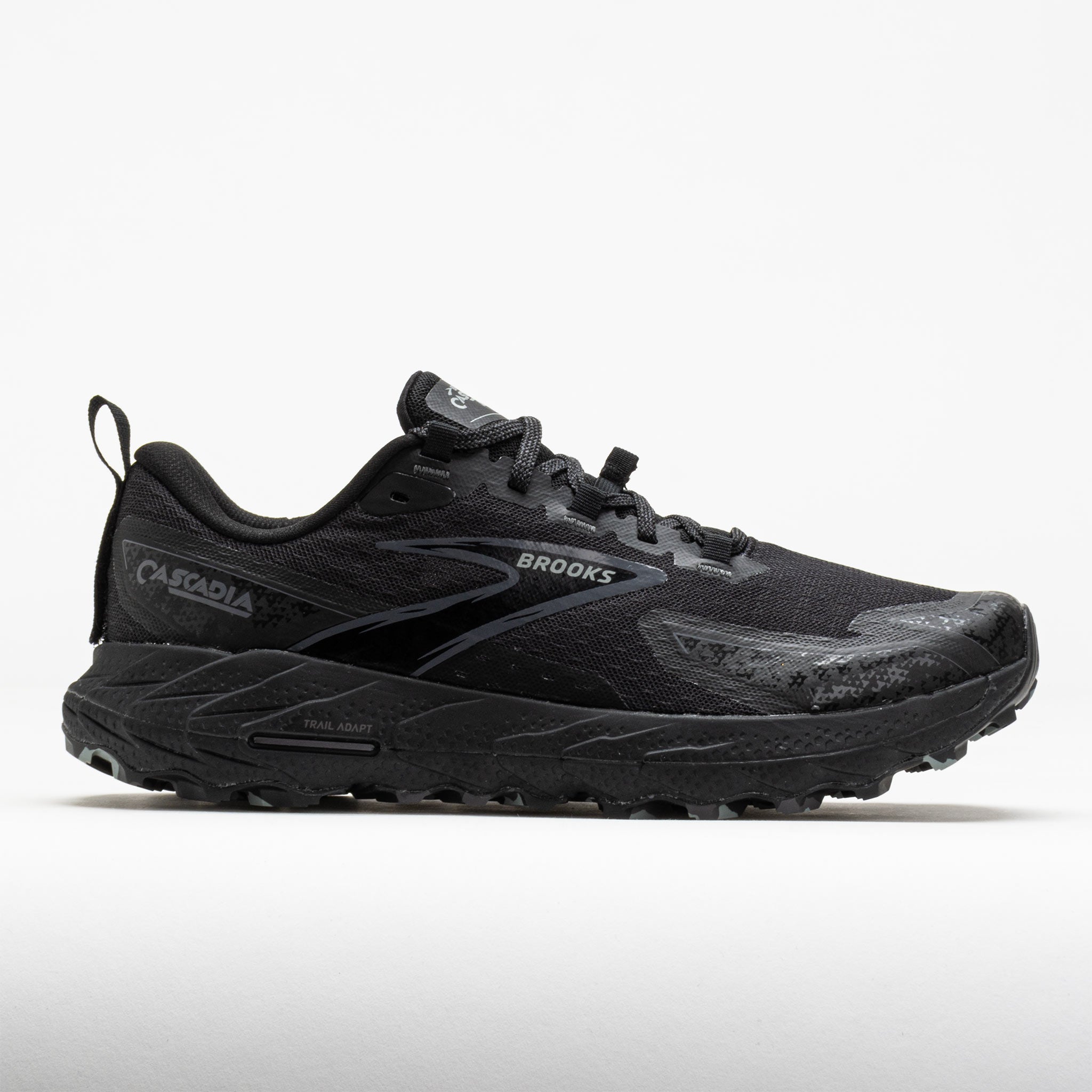 041868_3 Brooks Cascadia 18 Mens Black/Blackened Pearl/Grey - Image 1