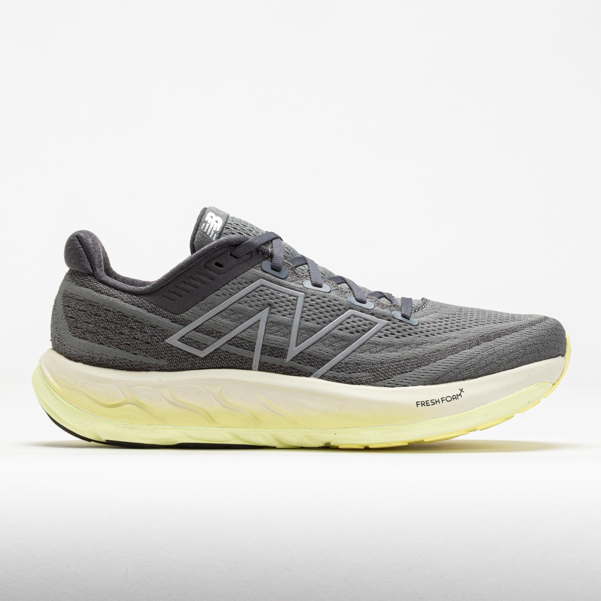 042077_3 New Balance Fresh Foam X Vongo v6 Mens Harbor Grey/limelight/Silver - Image 1
