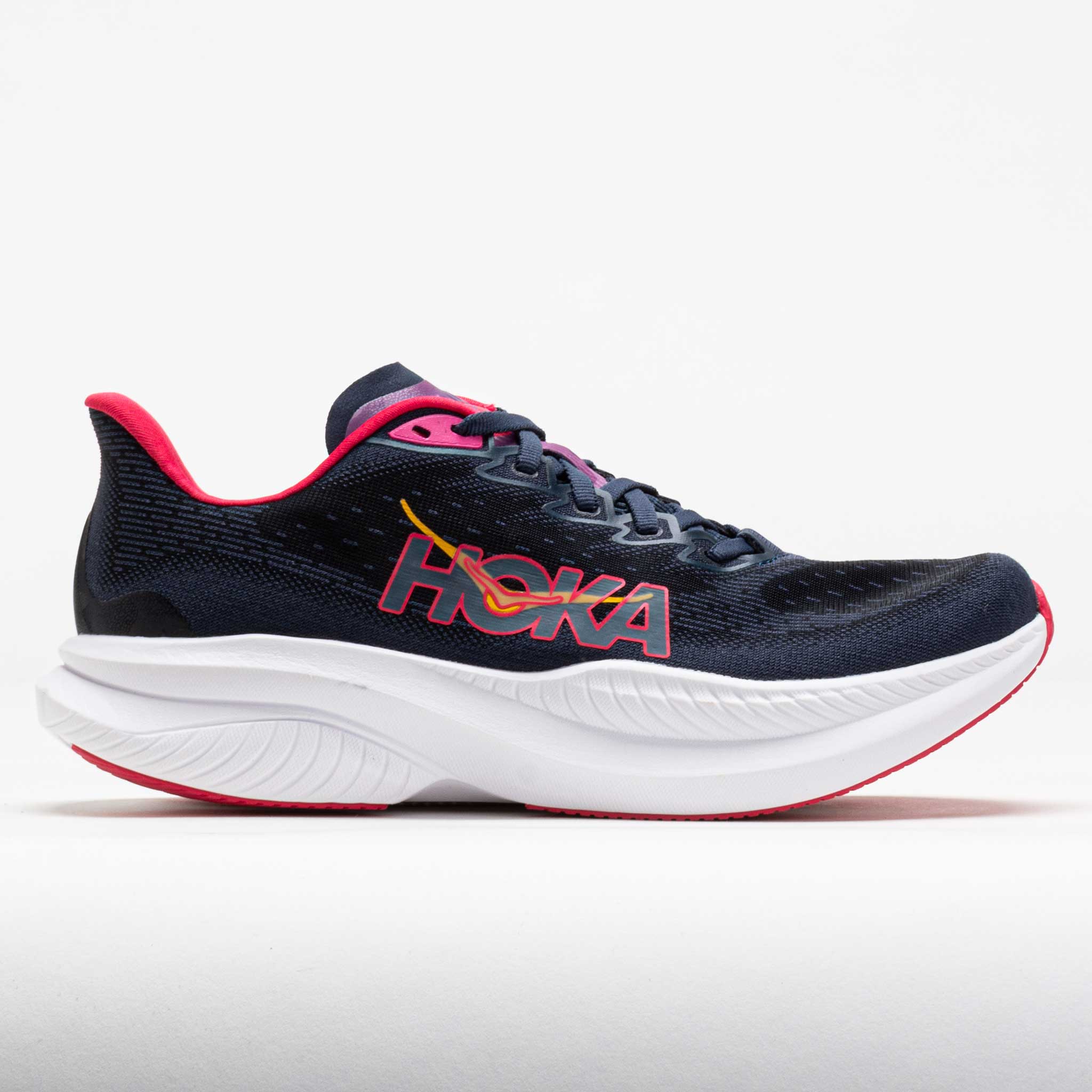 042165_3 HOKA Mach 6 Womens Varsity Navy/Nautical Dusk - Image 1