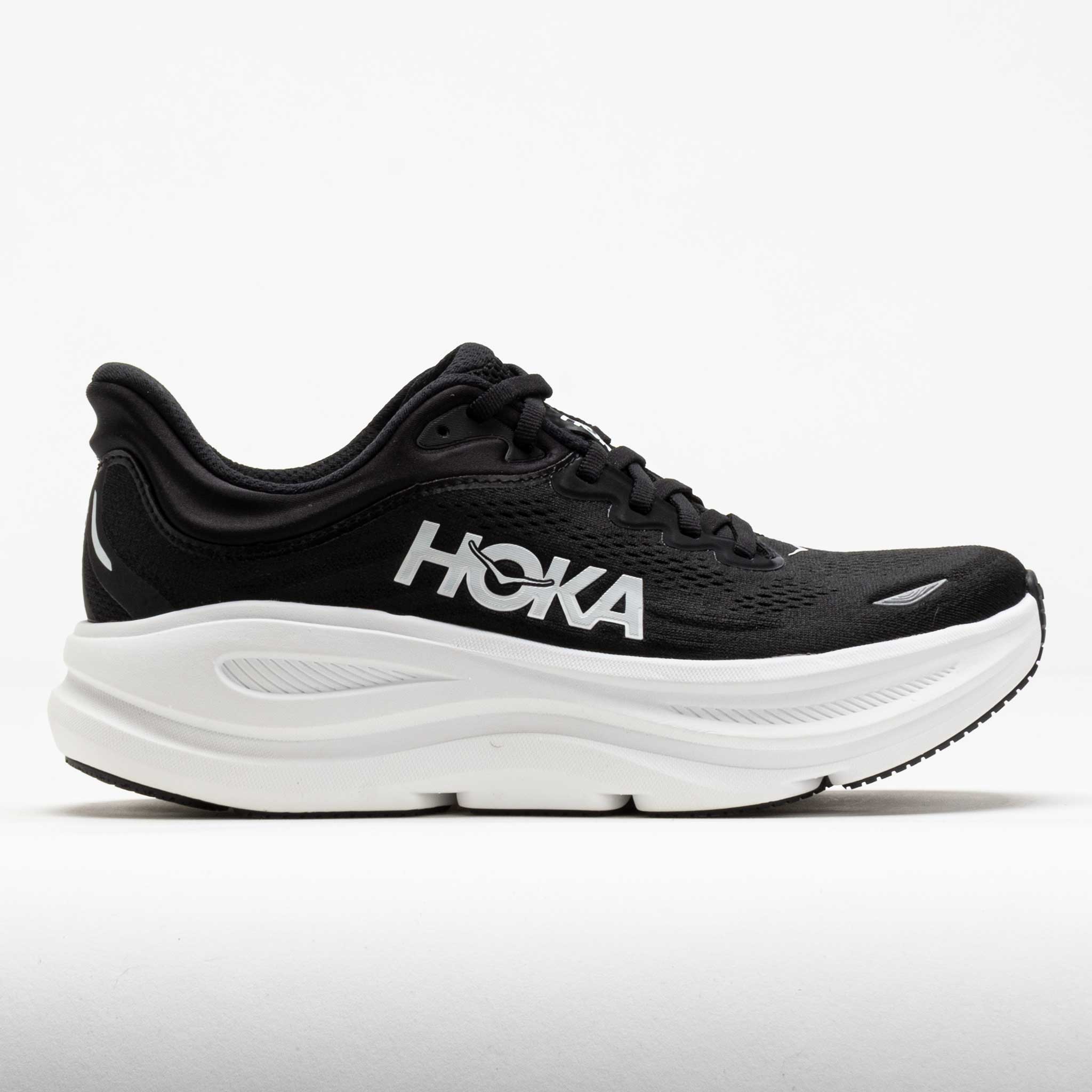 042203_3 HOKA Bondi 9 Mens Black/White - Image 1