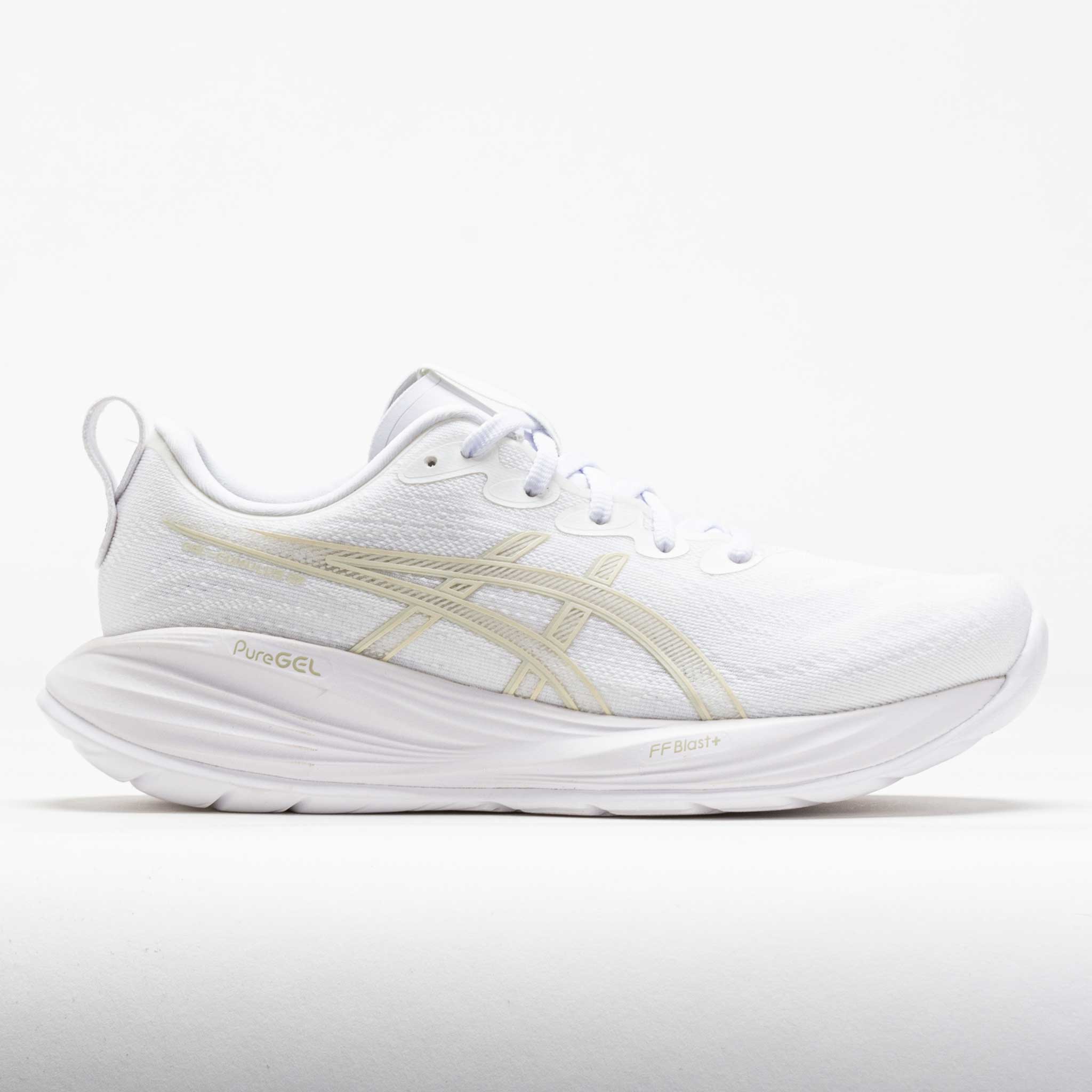 042297_3 ASICS GEL-Cumulus 27 Womens White/Lake Grey - Image 1