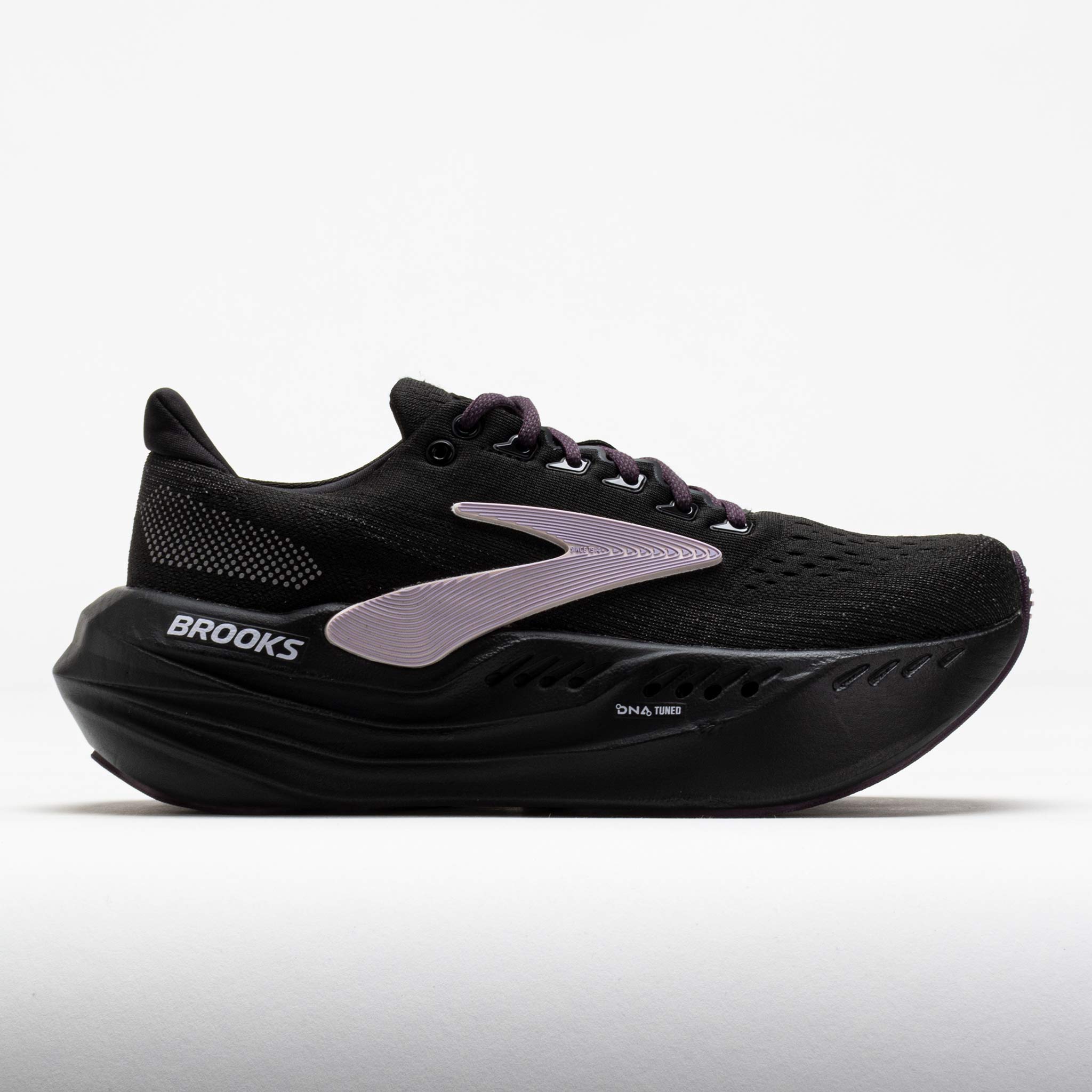 042425_3 Brooks Glycerin Max Womens Black/Orchid Ice/Grey - Image 1