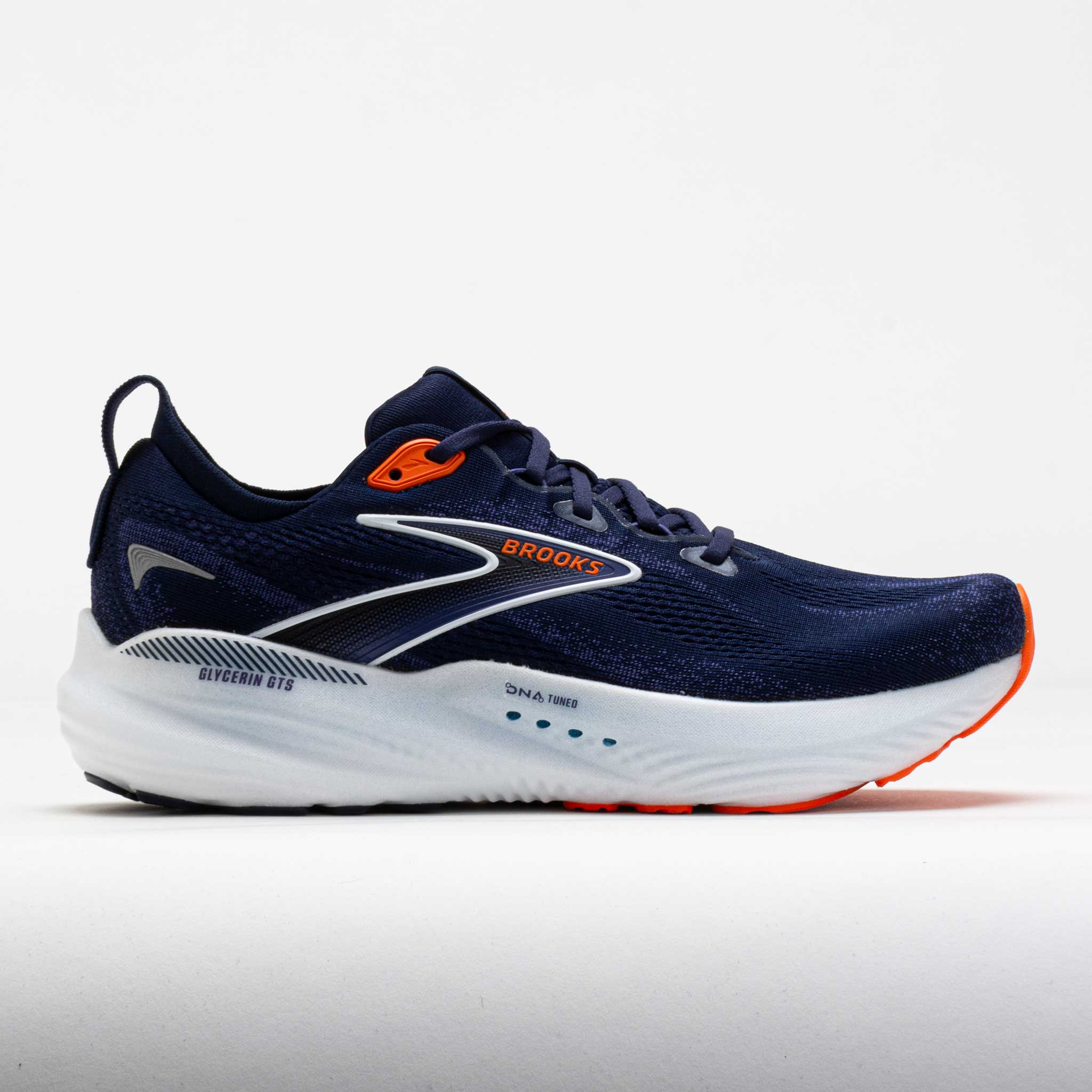 042483_3 Brooks Glycerin GTS 22 Mens Peacoat/Blue Ribbon/Orange - Image 1