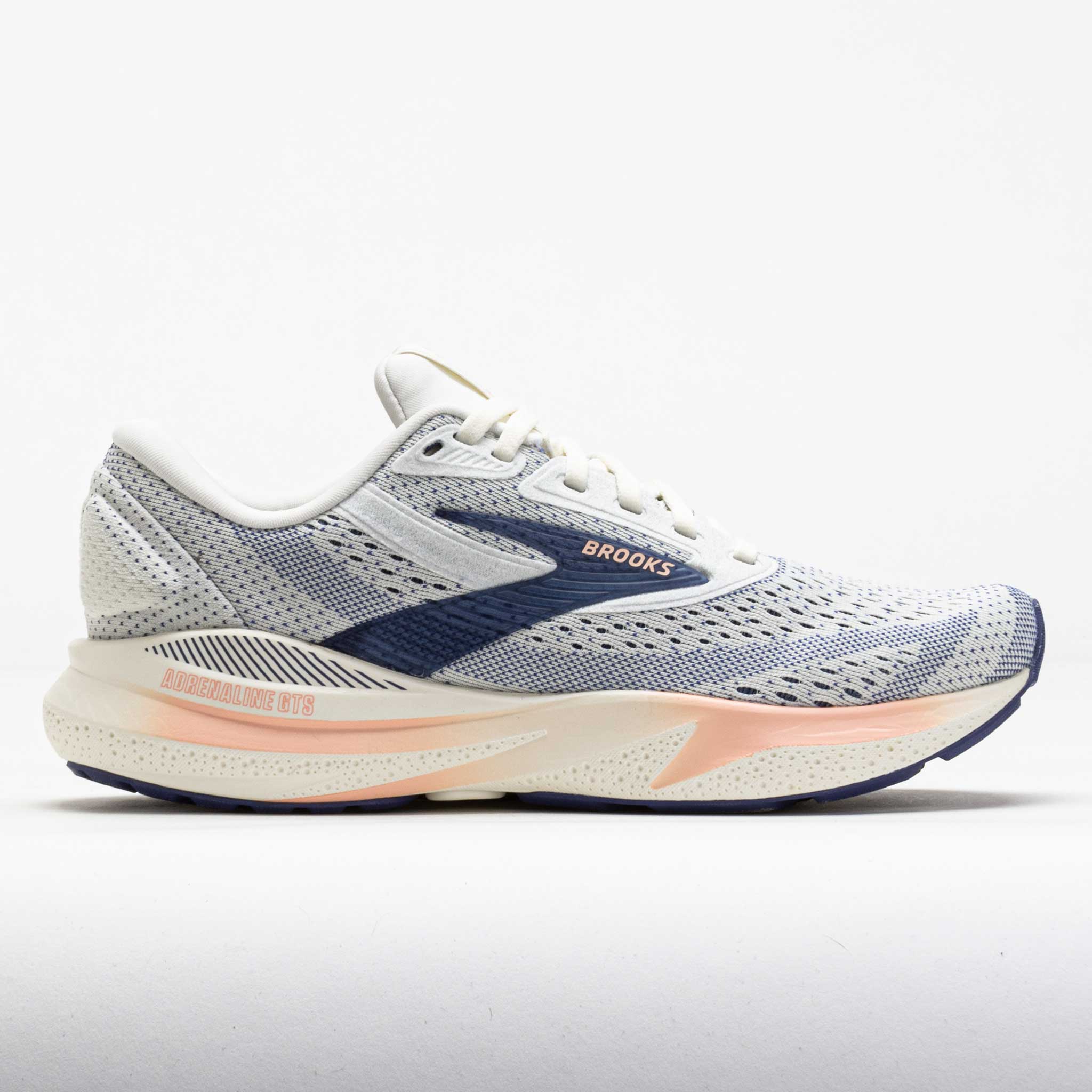 042494_3 Brooks Adrenaline GTS 24 Womens Grey/Blue Ribbon/Peach - Image 1