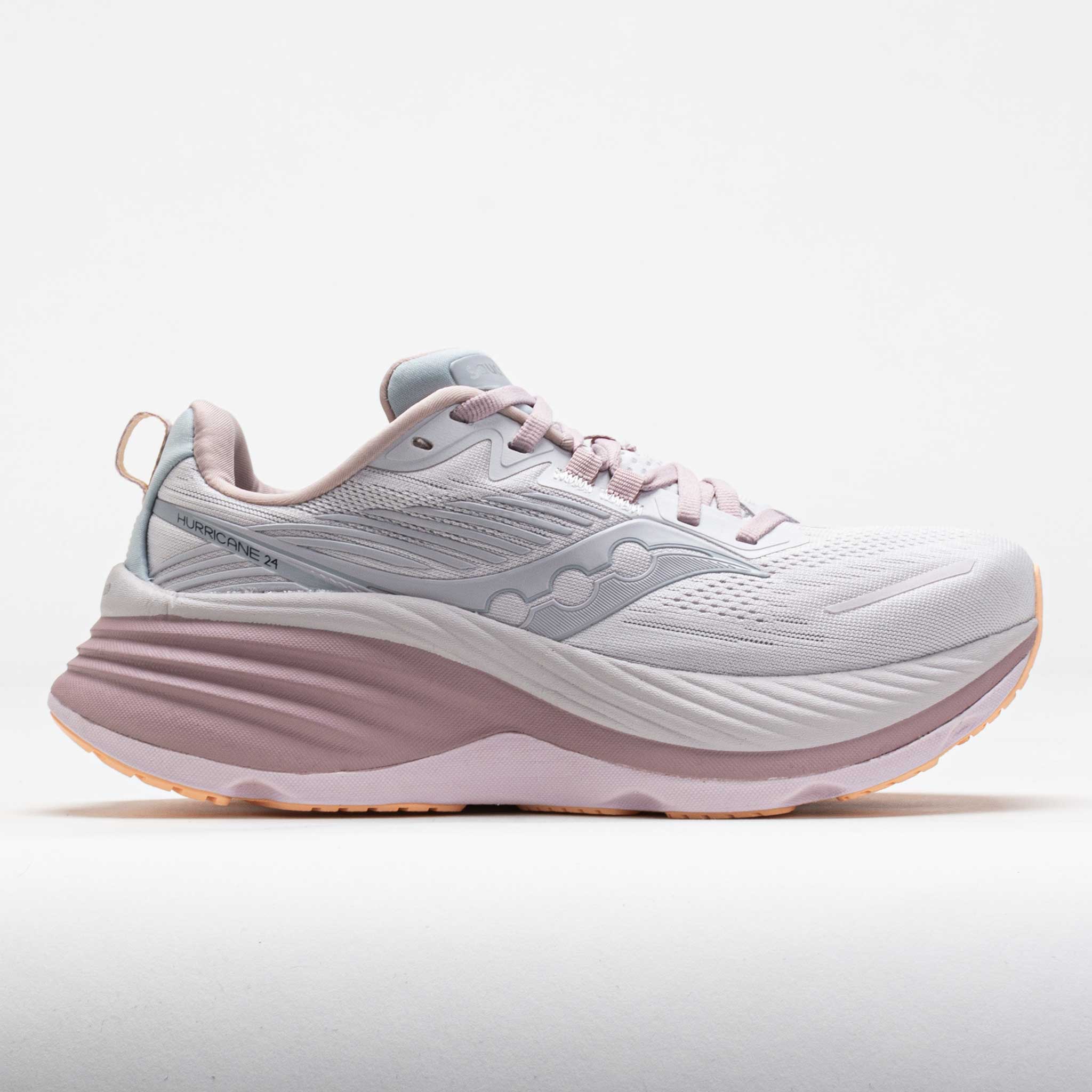 042642_3 Saucony Hurricane 24 Womens Cloud/Bloom - Image 1