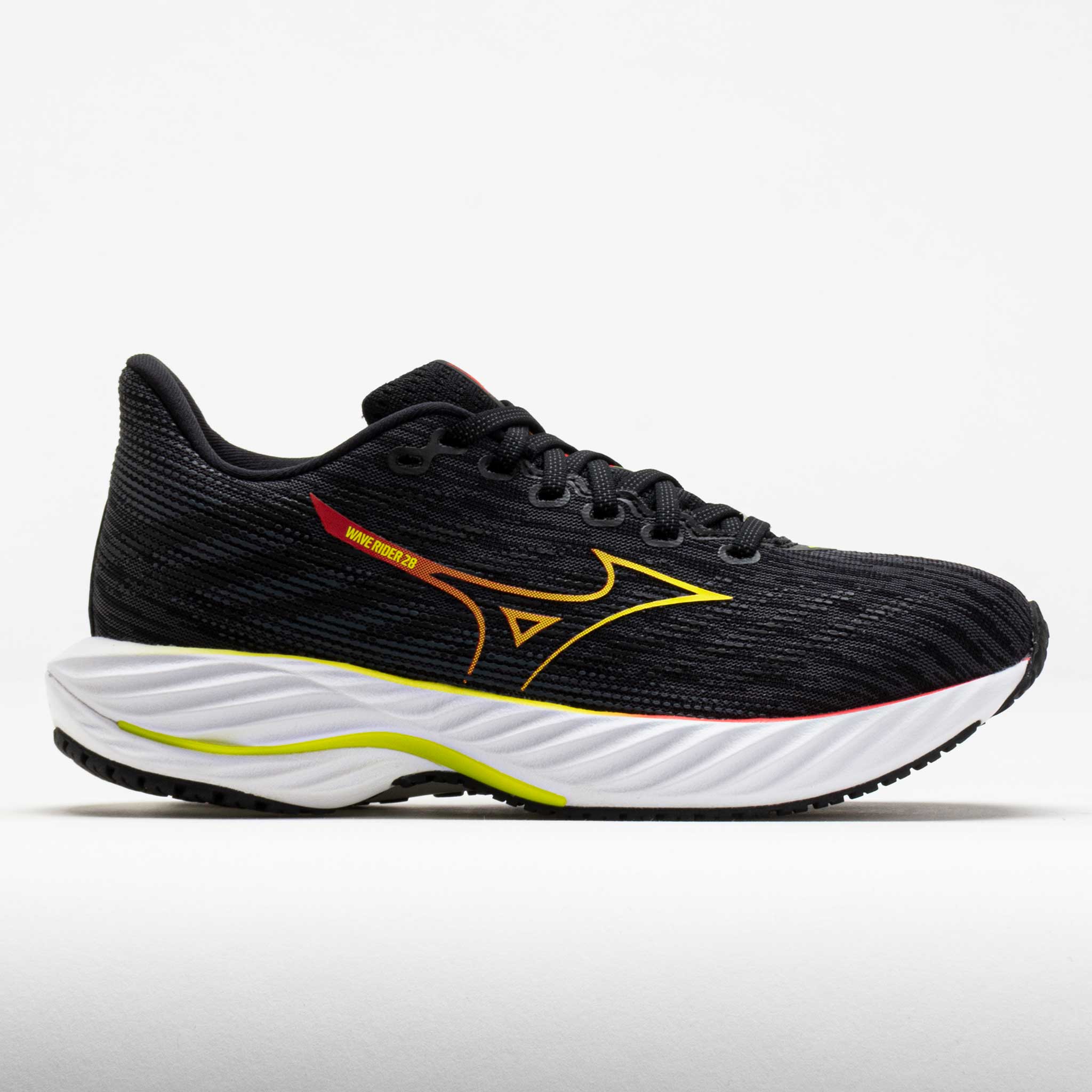 042754_3 Mizuno Wave Rider 28 Womens Black/Evening Primrose - Image 1