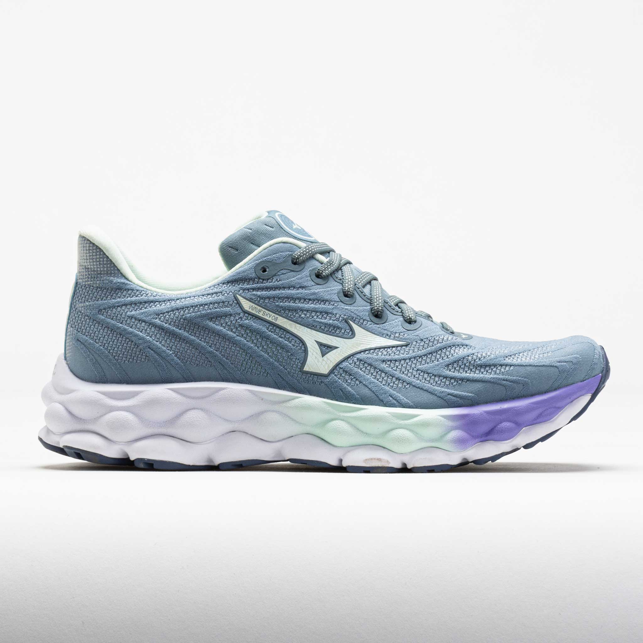 042767_3 Mizuno Wave Sky 8 Womens Citadel/Hint of Mint - Image 1