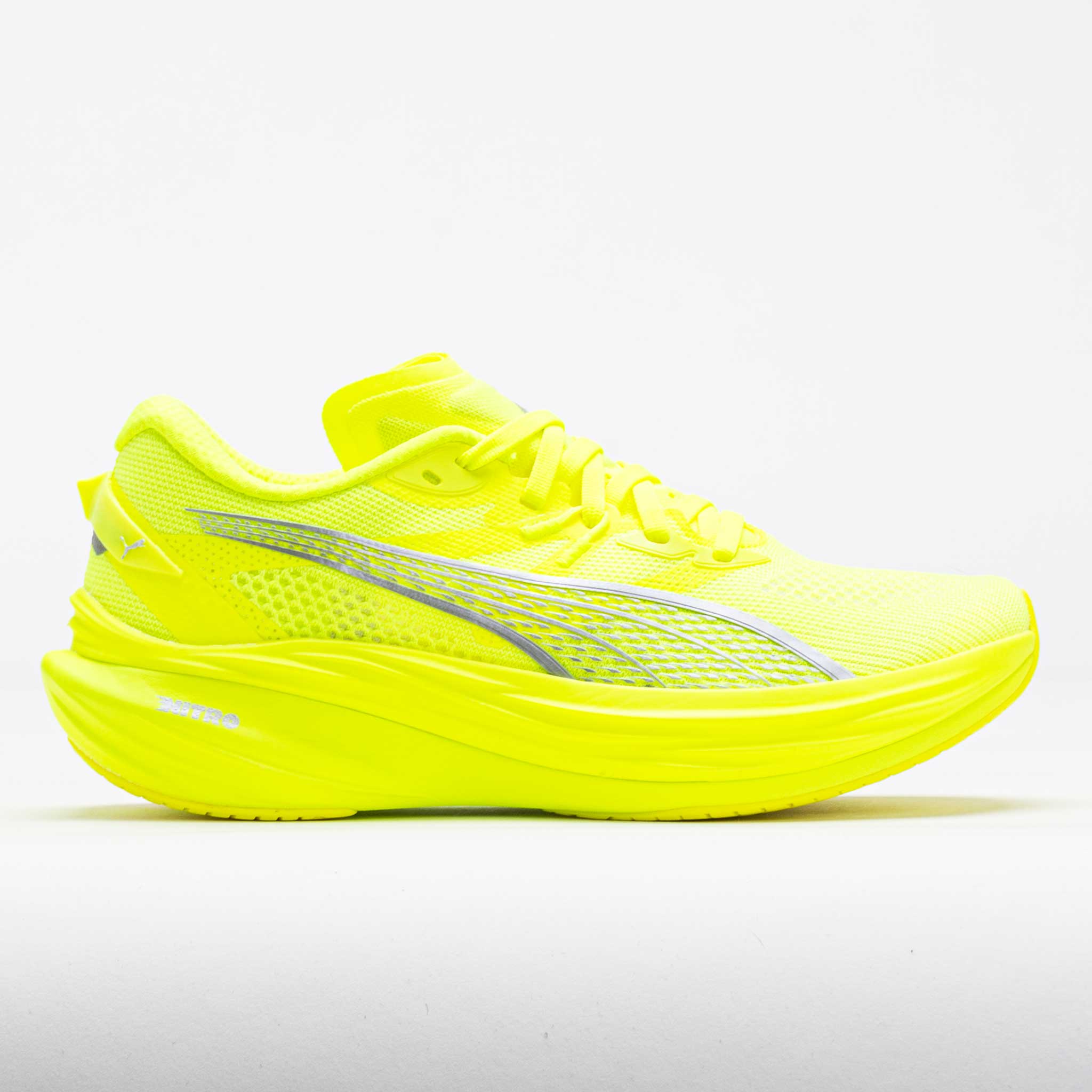 043442_3 Puma Deviate NITRO 3 Womens Yellow Alert/Puma Silver - Image 1