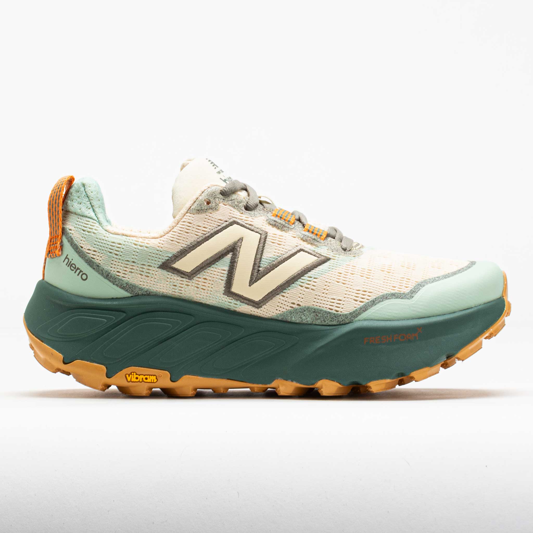 043475_3 New Balance Fresh Foam X Hierro v9 Womens Calcium/Dark Juniper - Image 1