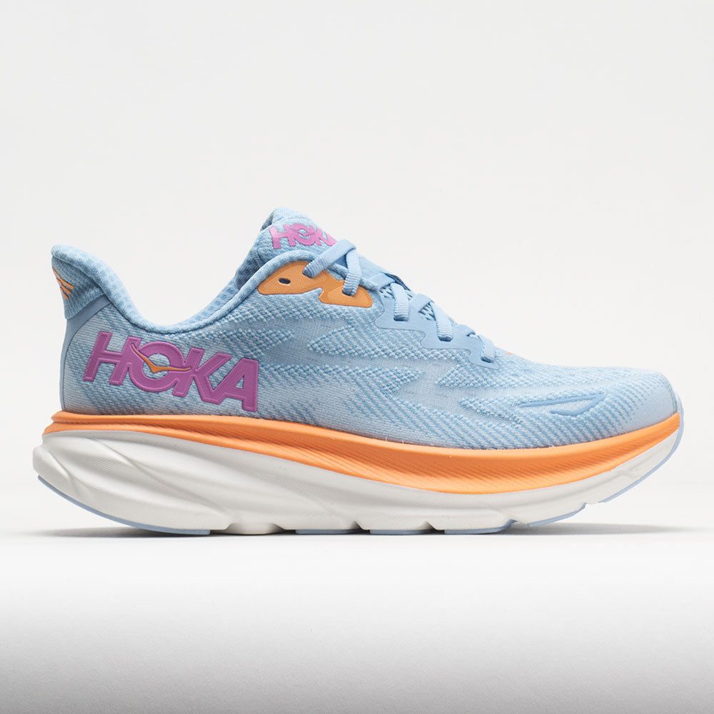 049201_3 HOKA Clifton 9 Womens Airy Blue/Ice Water - Image 1