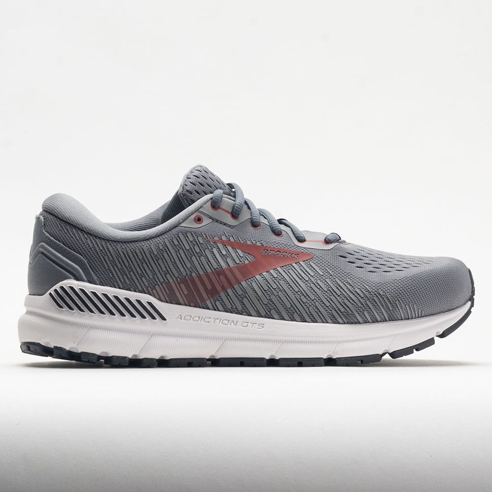 049810_3 Brooks Addiction GTS 15 Mens Grey/Ebony/Chili Oil - Image 1