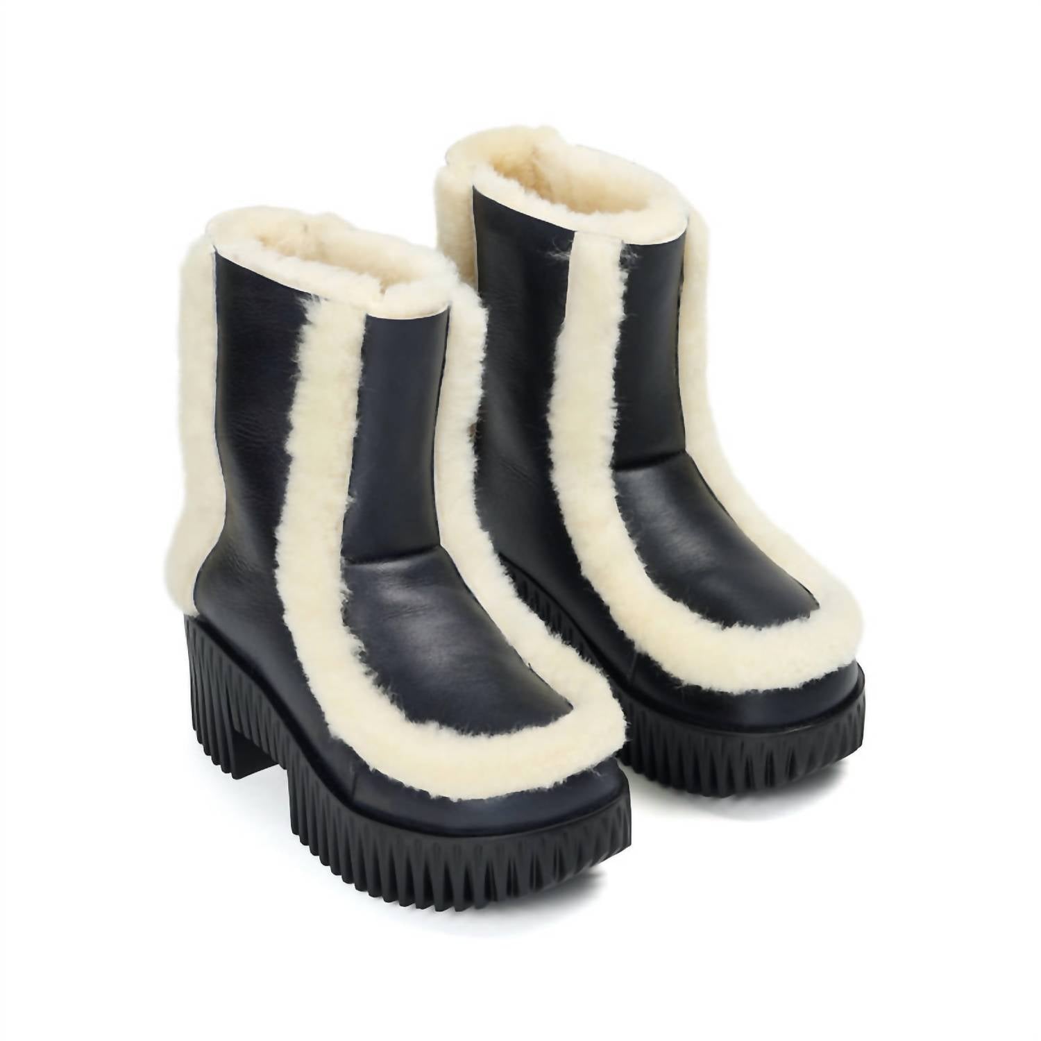 07006c1d-7256-42ca-b5c4-594638f7b546-upscale_15k-1500x1500-70 4Ccccees - Women's Plia Fero Oreo Booties - Image 1