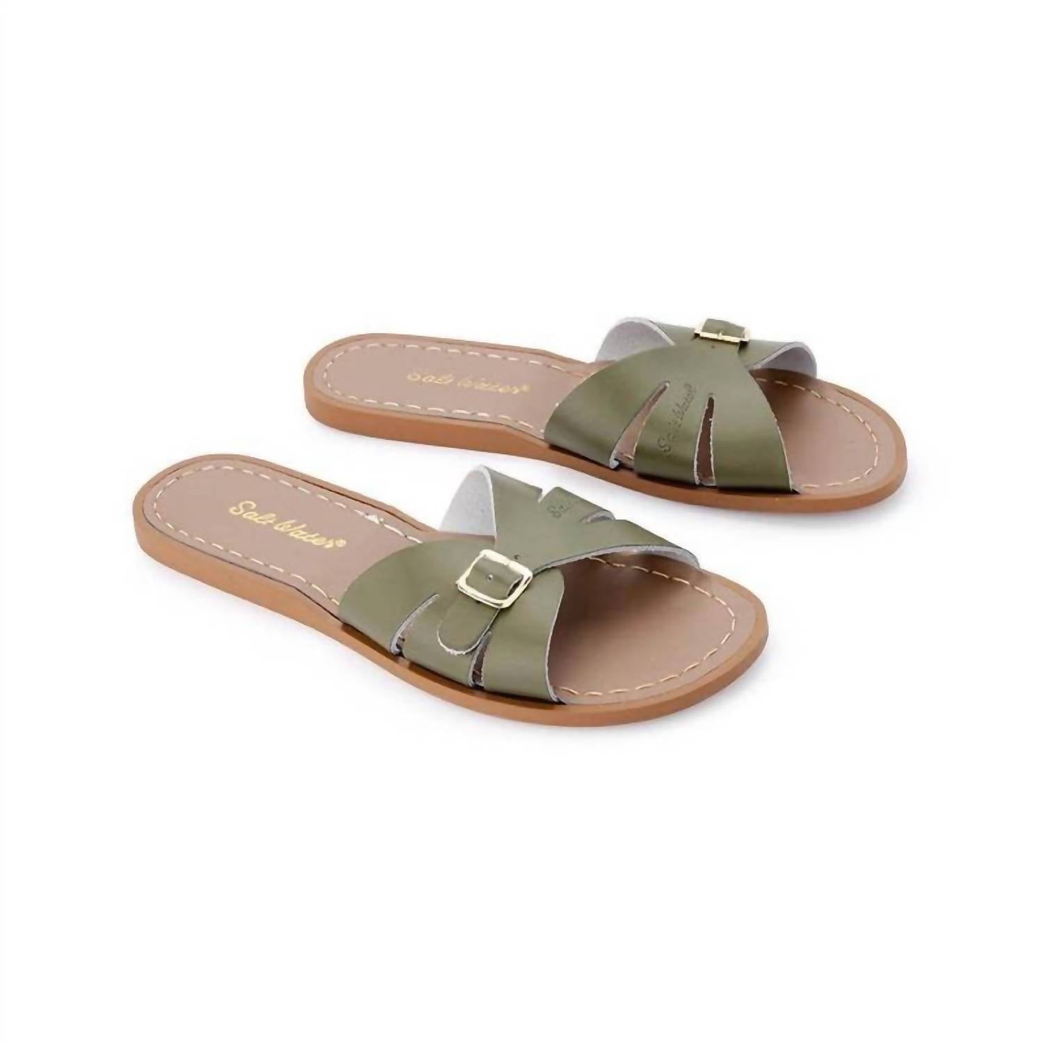 0c8d8799-a9c5-49e7-a92c-5a31420a33d9-upscale_15k-1500x1500-70 Salt Water Sandals - Women's Classic Slides Sandal - Image 1