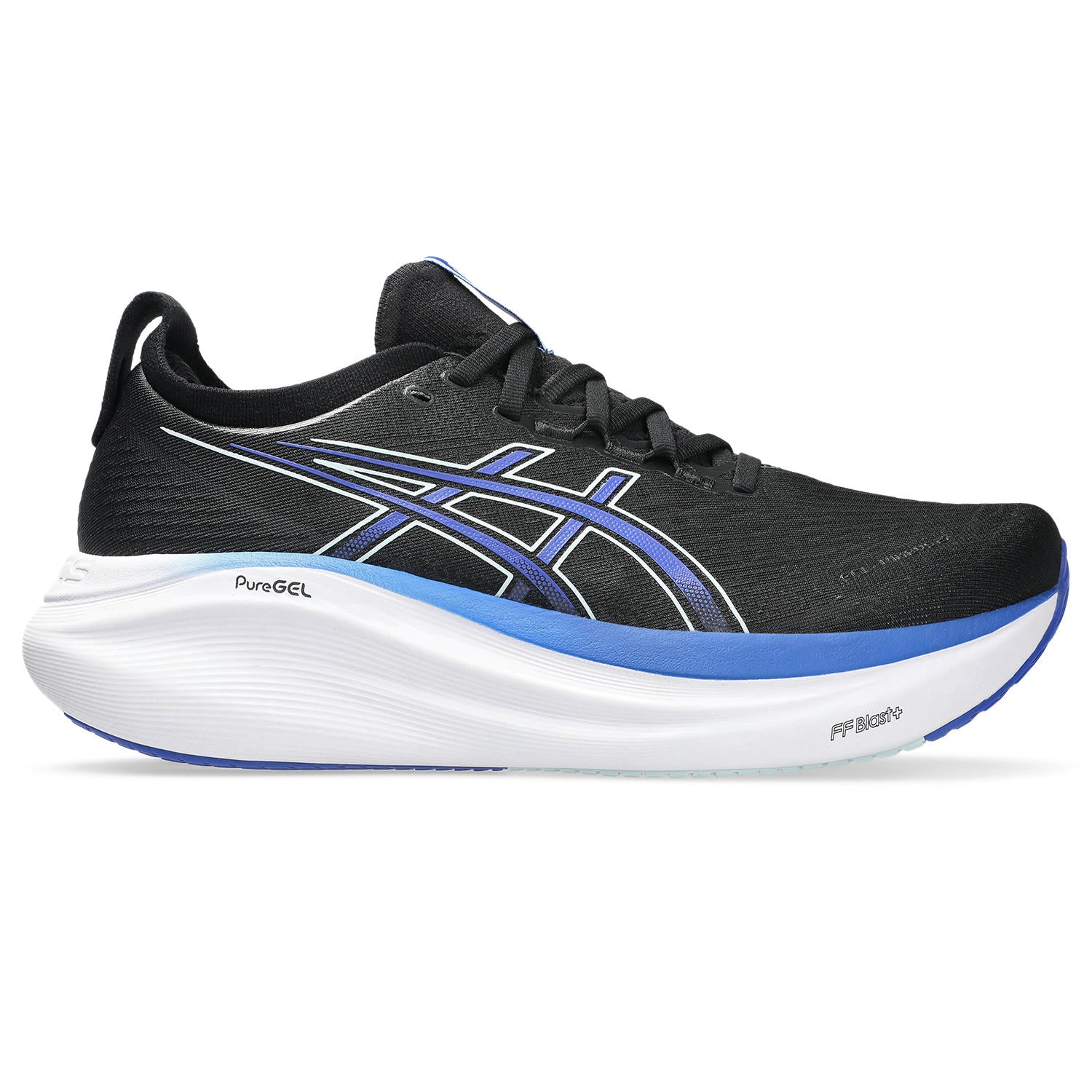 1011B958_006_SR_RT_GLB_PNG_1500x1500-JPG Men's Gel-Nimbus 27 (006 - Black/Dark Cobalt) - Image 1