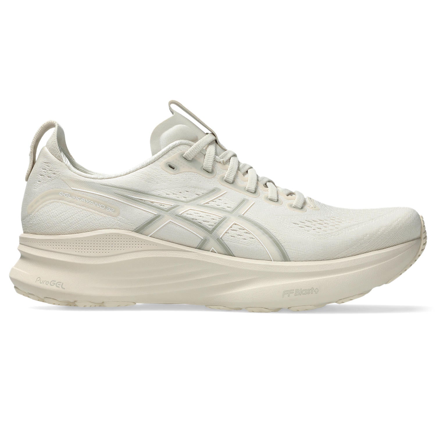 1011C052_250_SR_RT_GLB_PNG_1500x1500-JPG Men's GEL-Kayano 32 (250 - Oatmeal/Meteor Grey) - Image 1