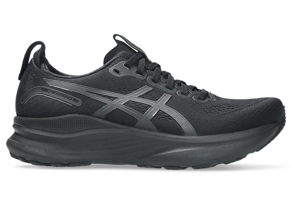 1012B838_001_SR_RT_GLB Women's GEL-Kayano 32 (001 - Black/Graphite Grey) - Image 1