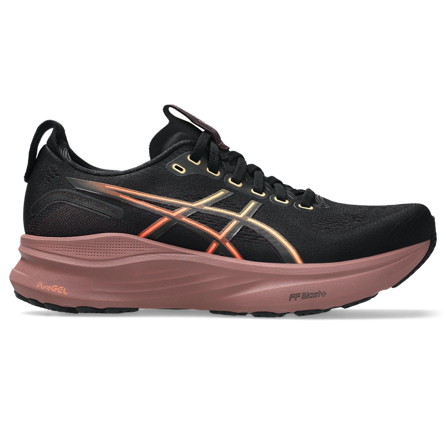 1012B838_003_SR_RT_GLB_PNG_1500x1500-JPG Women's GEL-Kayano 32 (003 - Black/Dark Currant) - Image 1