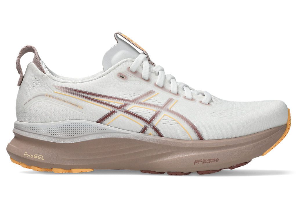 1012B838_101_SR_RT_GLB Women's GEL-Kayano 32 (101 - White/Orange Glow) - Image 1