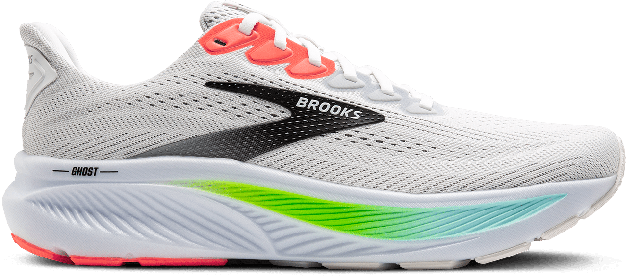 110442_112_L_Ghost_17 Men's Ghost 17 (112 - White/Pink Clay/Gecko) - Image 1