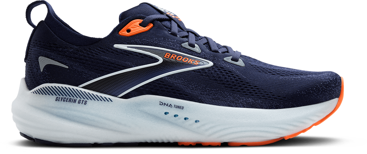 110446_494_L_Glycerin_GTS_22 Men's Glycerin GTS 22 (494 - Peacoat/Blue Ribbon/Orange) - Image 1