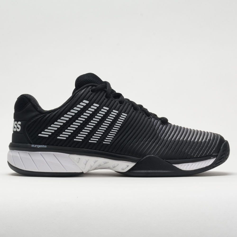 116385_3 K-Swiss Hypercourt Express 2 Mens Black/White/High Rise - Image 1
