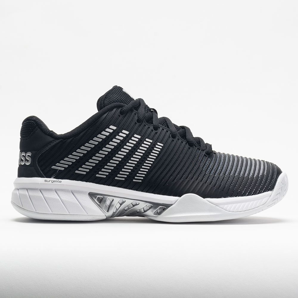 116396_3 K-Swiss Hypercourt Express 2 Womens Black/White/Silver - Image 1