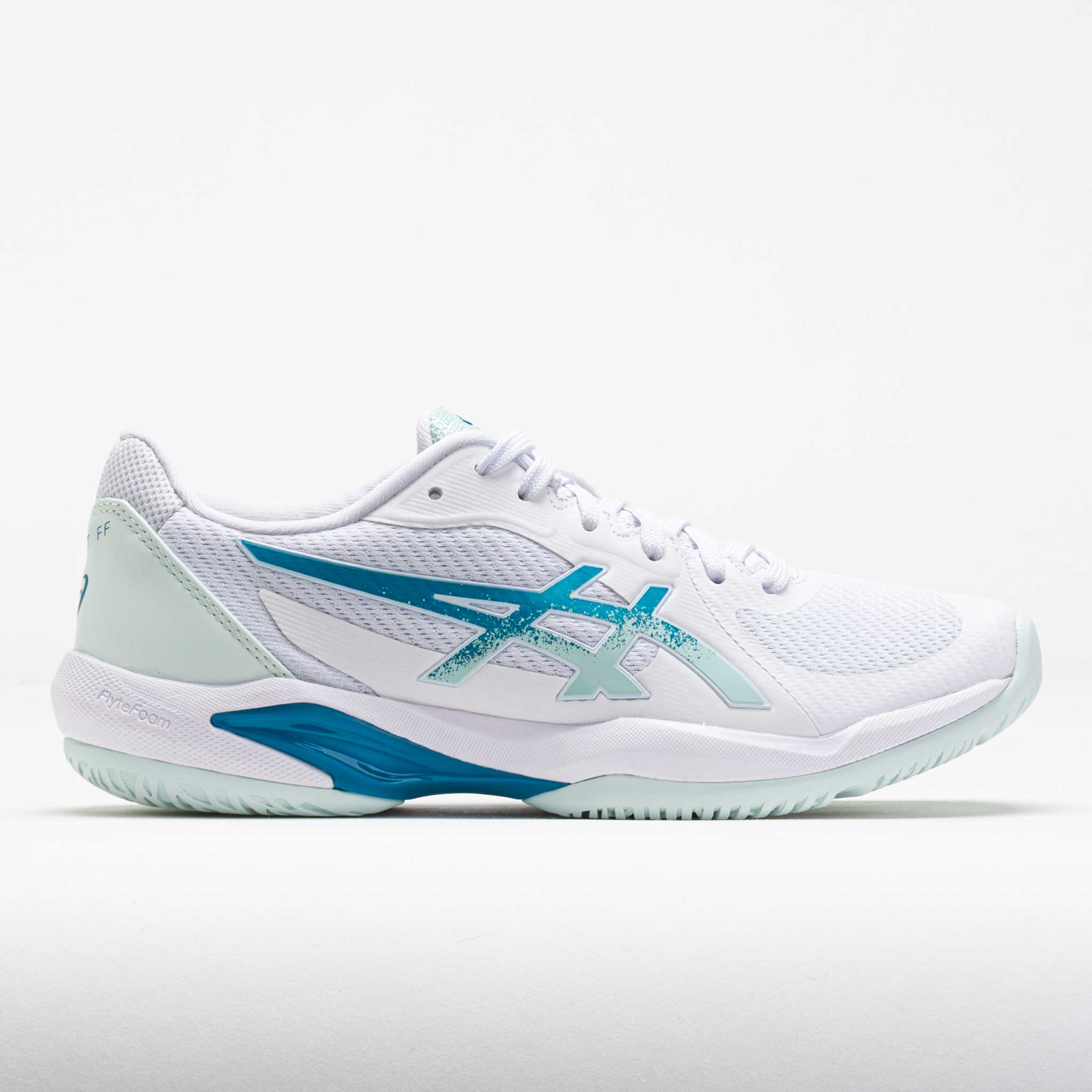 117940_3 ASICS Solutionswift FF 2 Womens White/Soothing Sea - Image 1