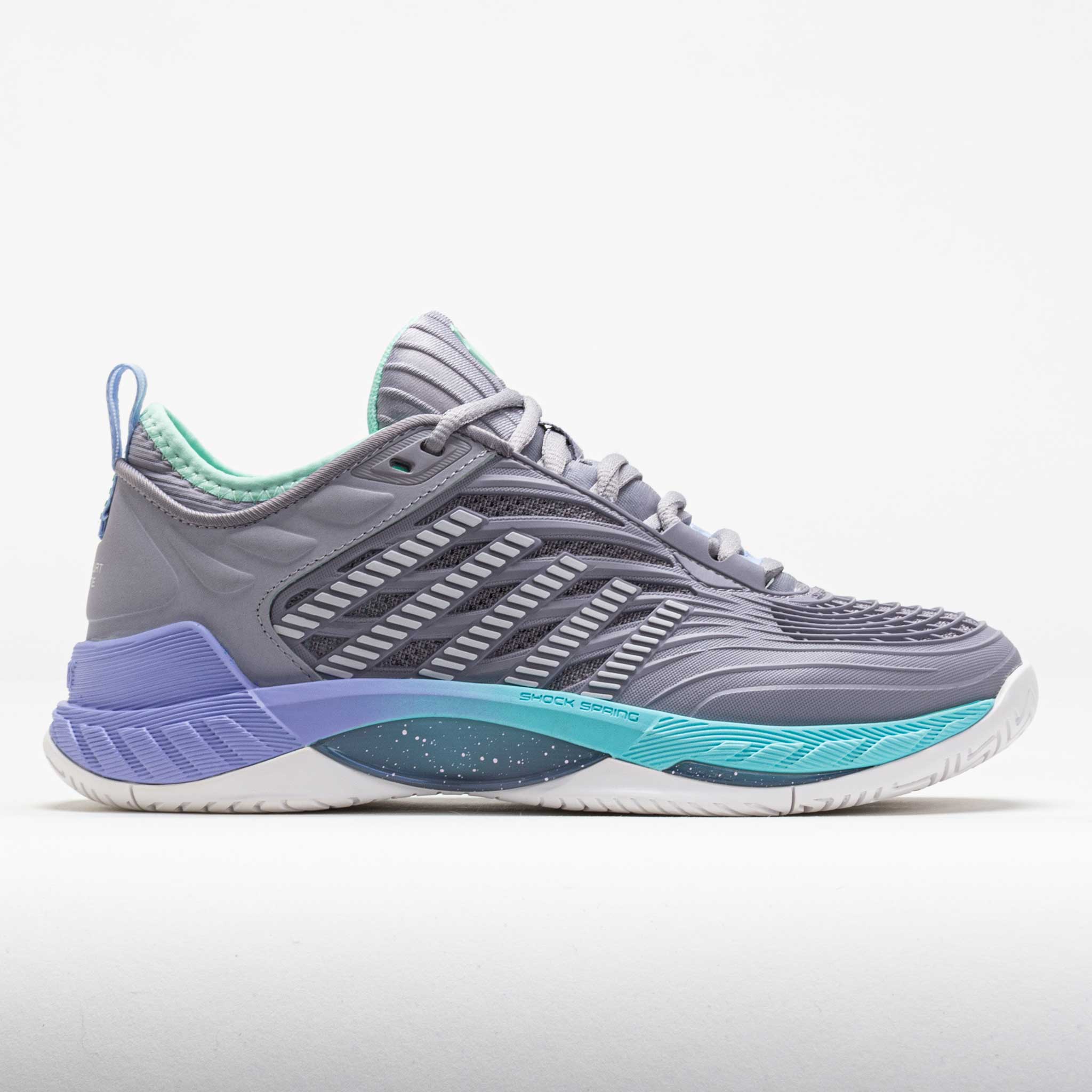 117963_3 K-Swiss Hypercourt Supreme 2 Womens Gray/Cloud/Purple - Image 1