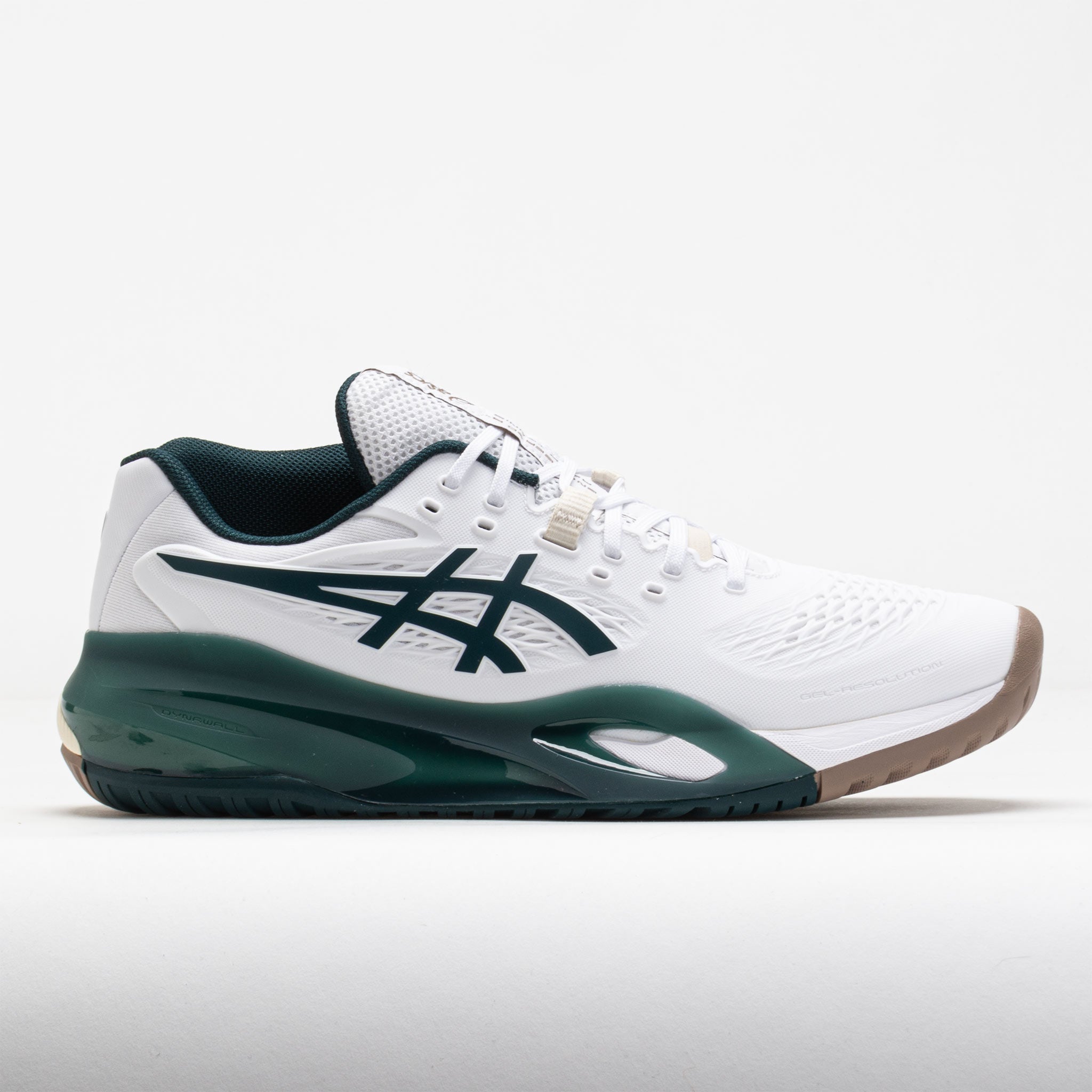 118123_3 ASICS GEL-Resolution X Mens White/Saxon Green - Image 1