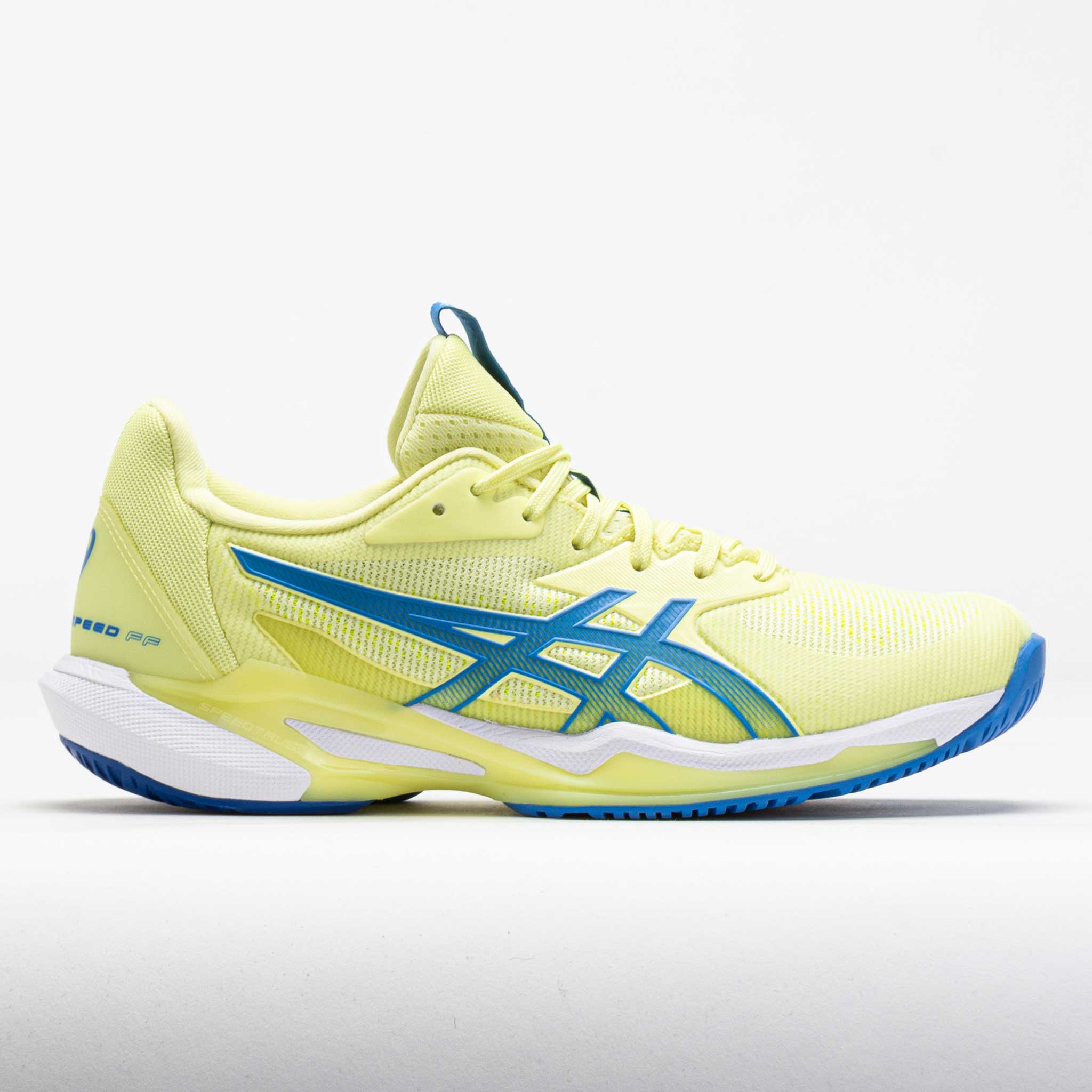 118151_3 ASICS Solutionspeed FF 3 Womens Huddle Yellow/Blue Coast - Image 1
