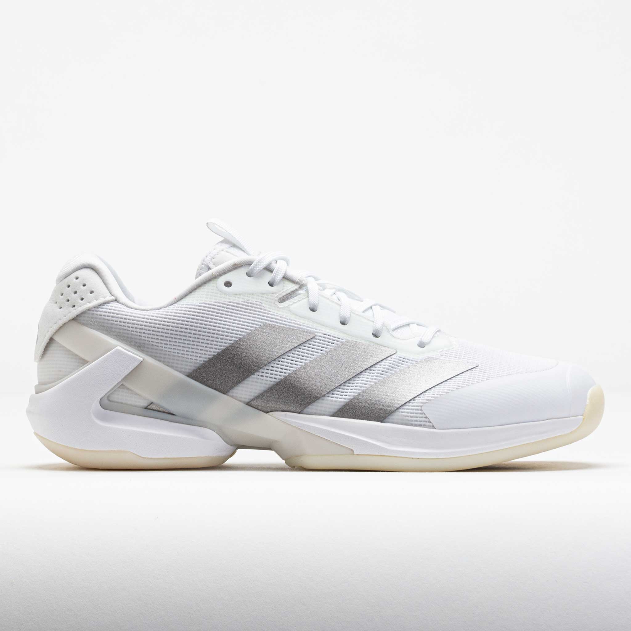 118181_3 adidas Adizero Ubersonic 5 Womens White/Silver Metallic - Image 1