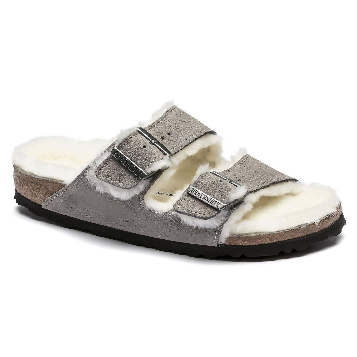 167e805b-b7b8-4037-a73a-aefa55a3b35e-upscale_15k-1500x1500-70 Birkenstock - Women's Arizona Fur Shearling Sandal - Image 1
