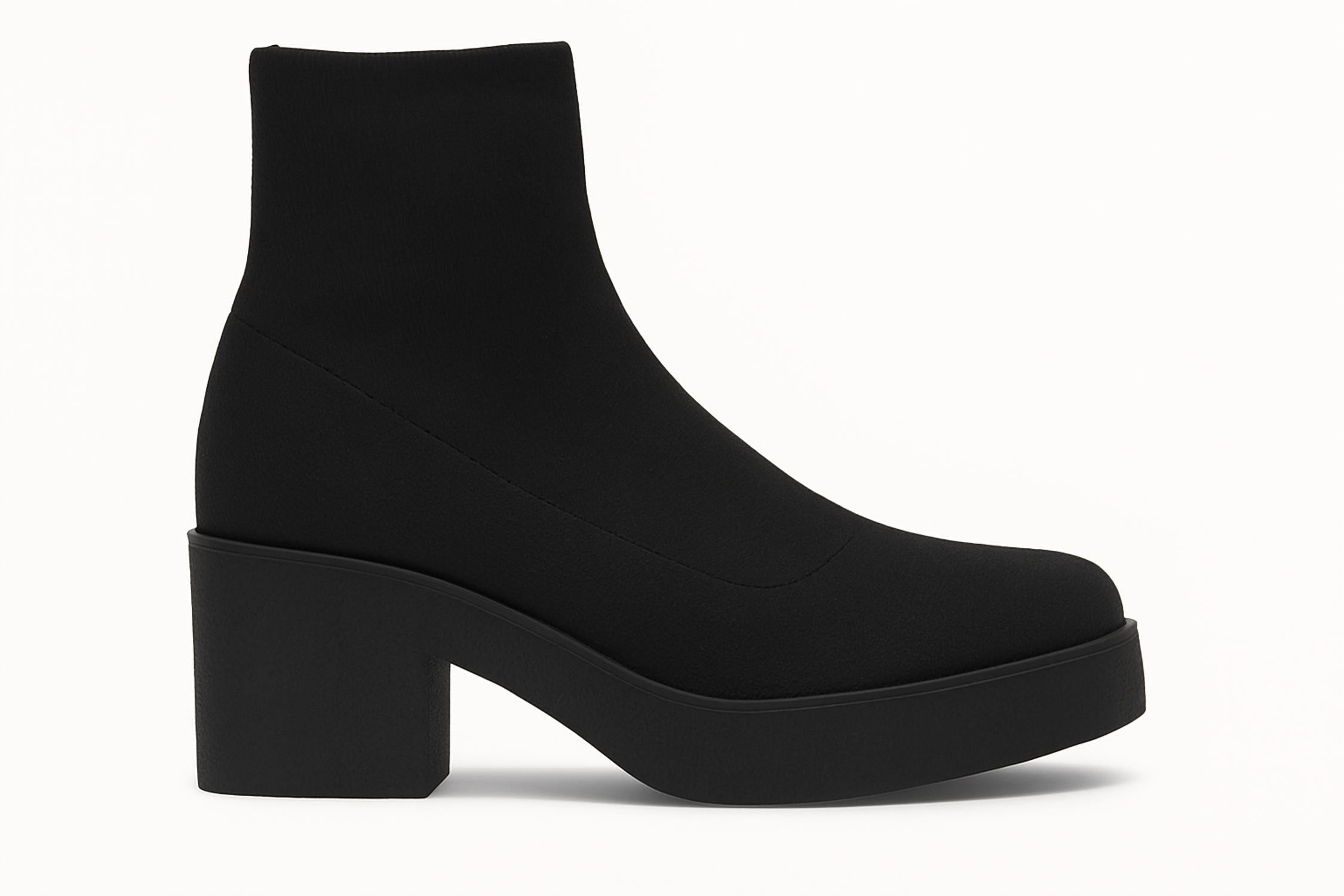 18821f83-ebaf-4945-8402-26e6934393de-upscale_15k-1500x1500-1 Everglades - Women's Stretch Sock Knit Boots With Platform Block Heel - Image 1