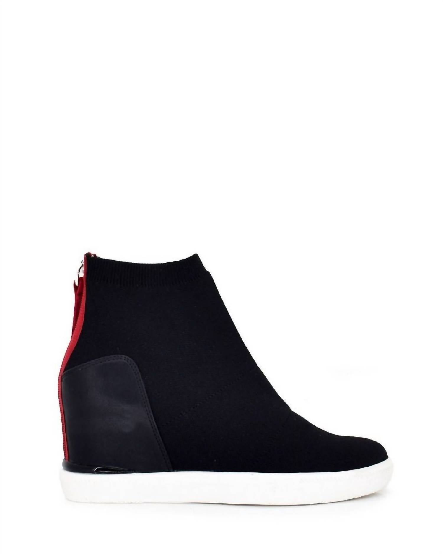 19112196-ff42-4feb-873a-e0fa62d33228-upscale_15k-1500x1500-70 Renato Garini - Women's Regina-244 Stretch Zip Platform Sneakers - Image 1