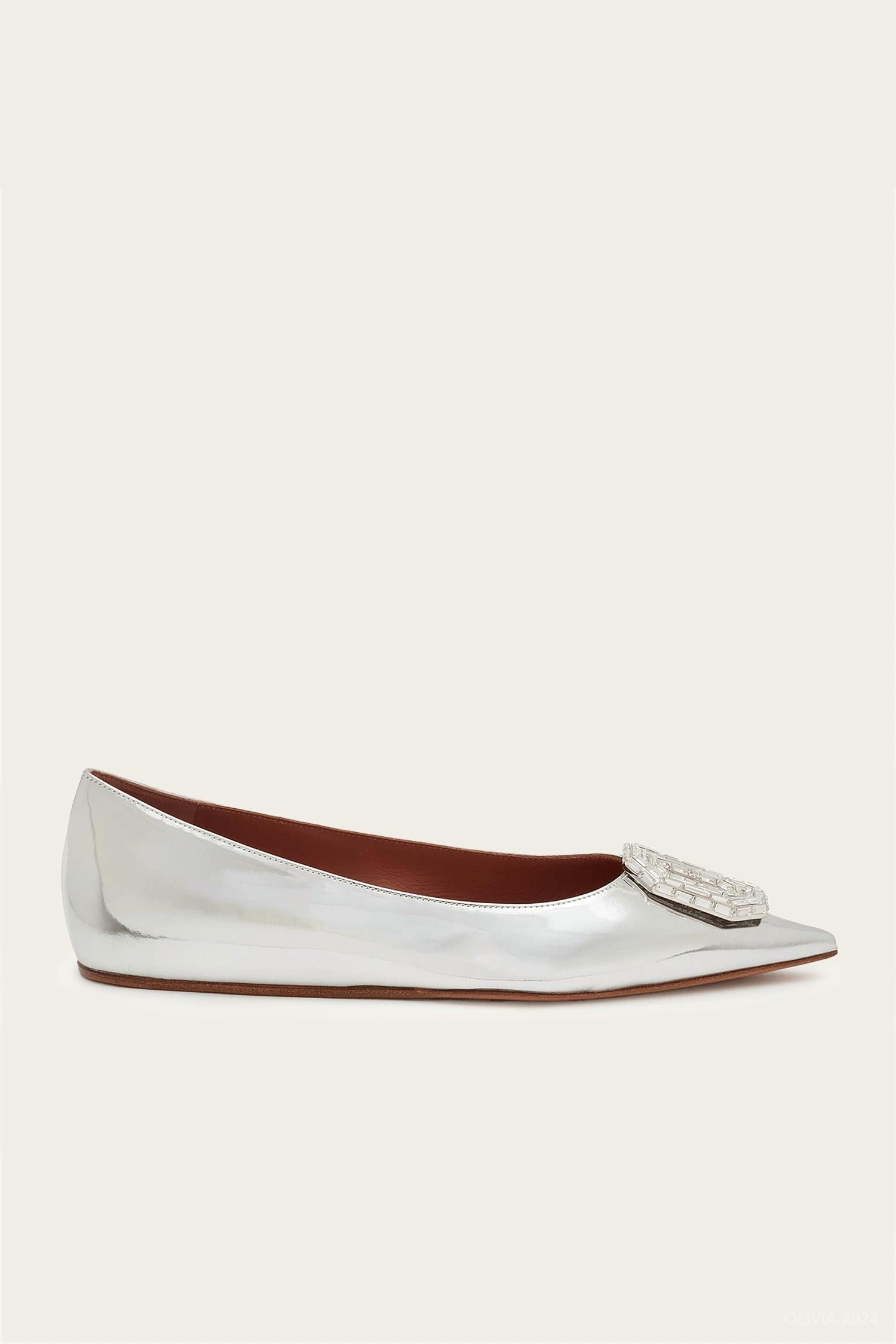 1970a728-55f7-4bfb-9bdb-56f60f7b18c8-upscale_15k-1500x1500-1 Amina Muaddi - Women's Camelia Flat - Image 1